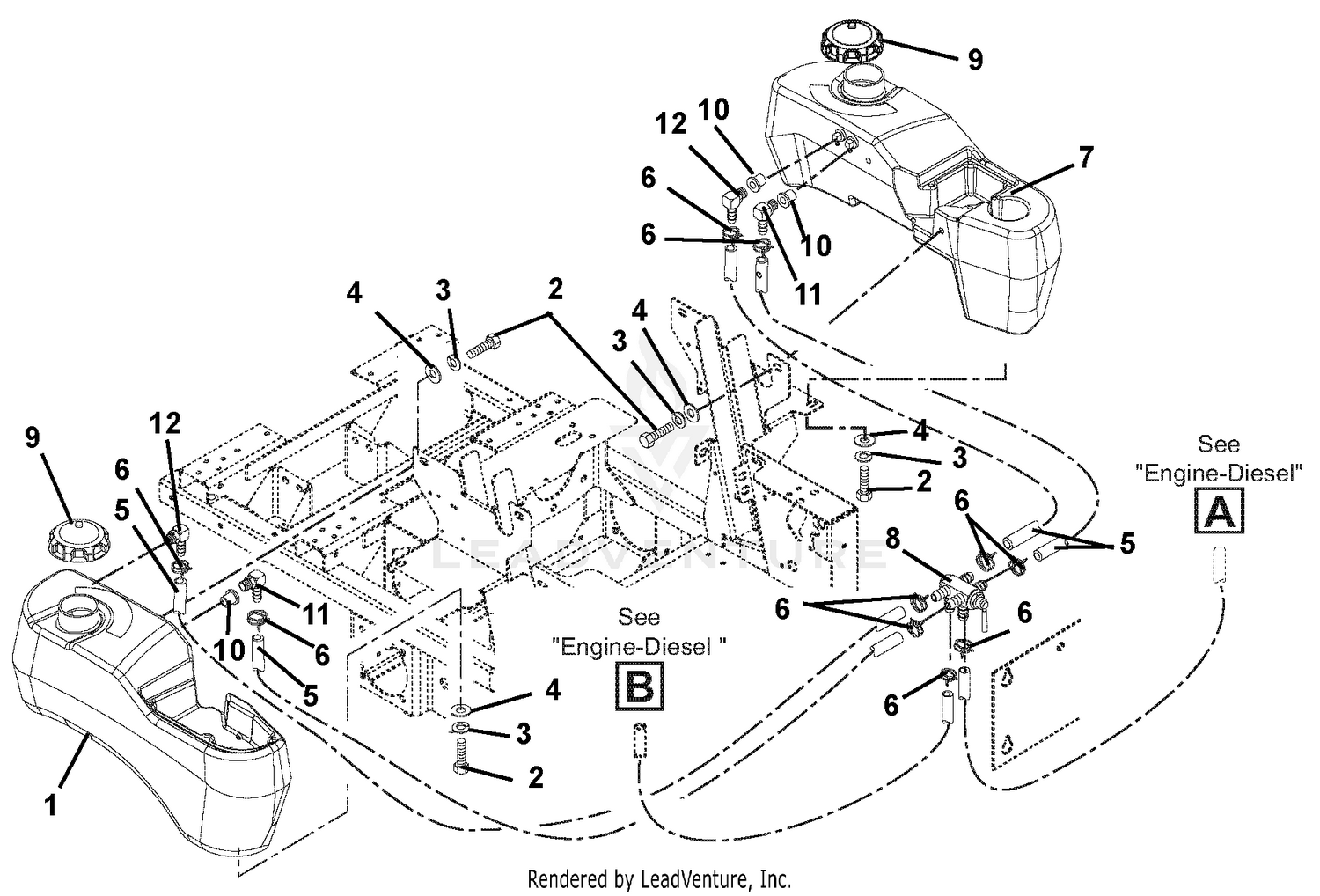 Fuel Tanks And Hoses