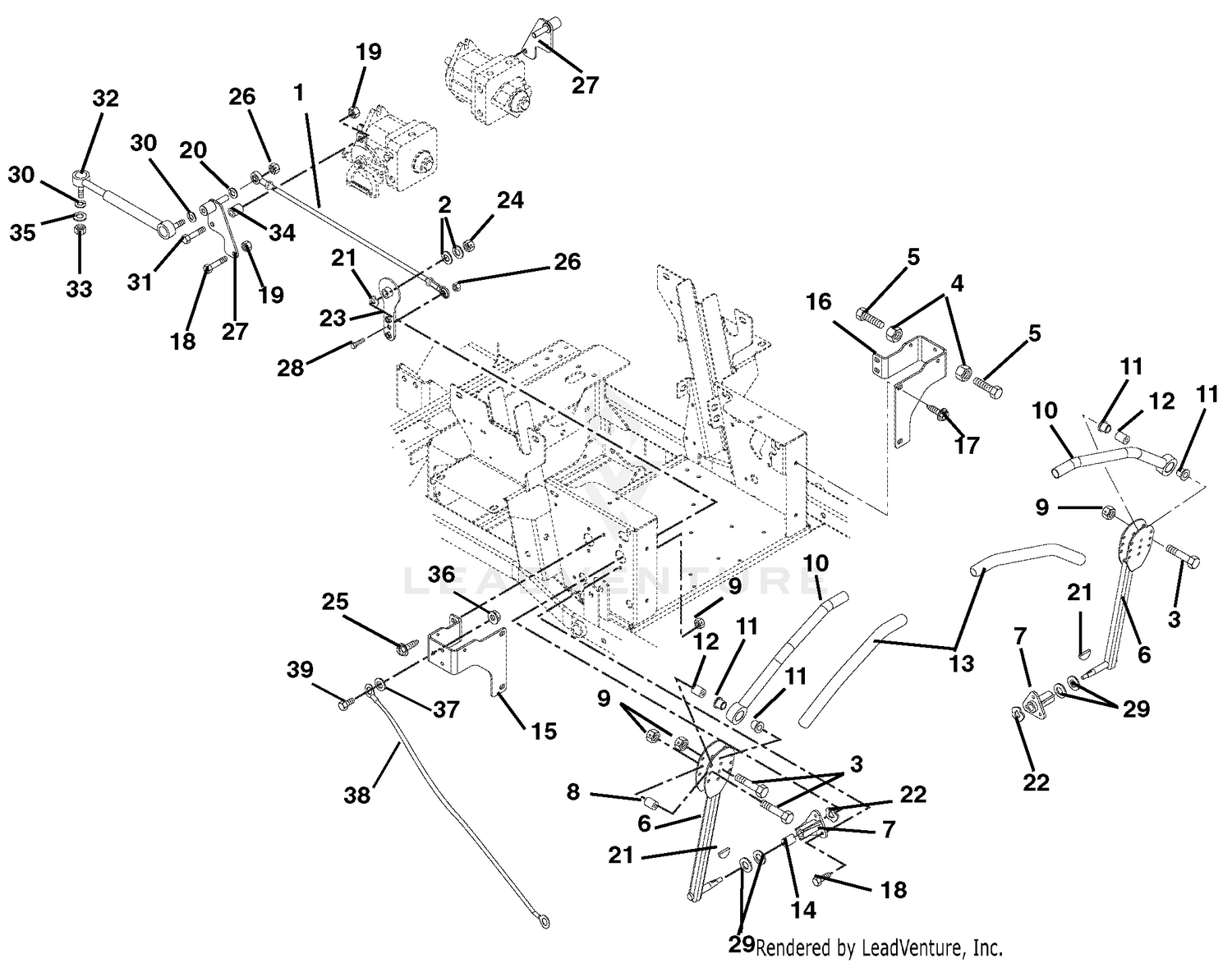 Steering Levers And Linkages Control Panel