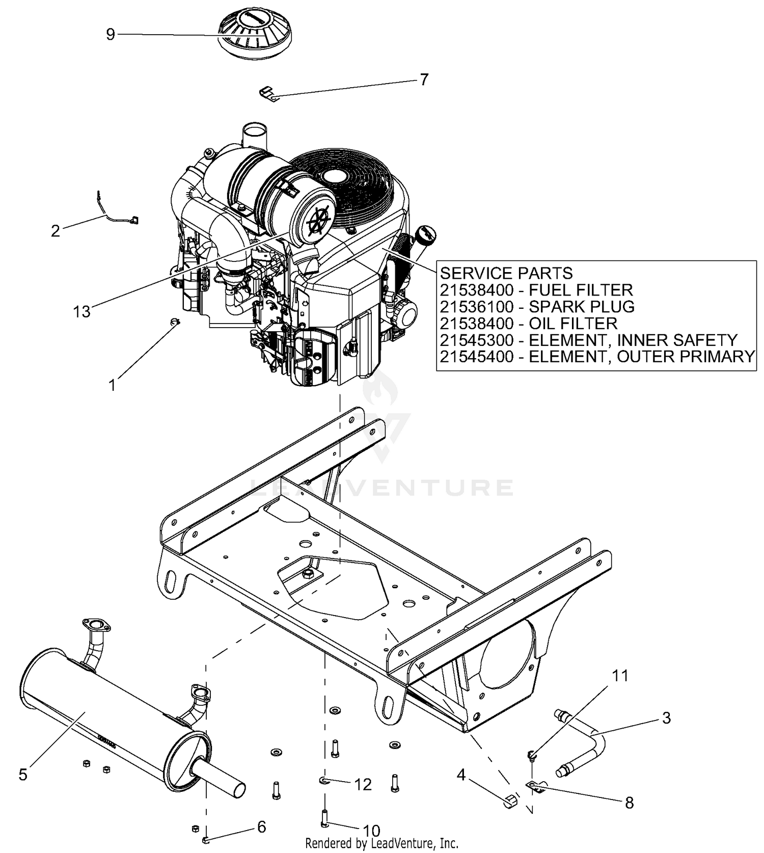 Engine - Kawasaki 850
