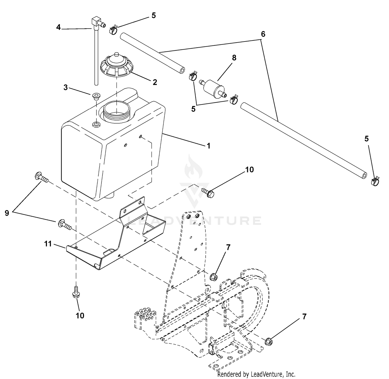Fuel Tank and Lines