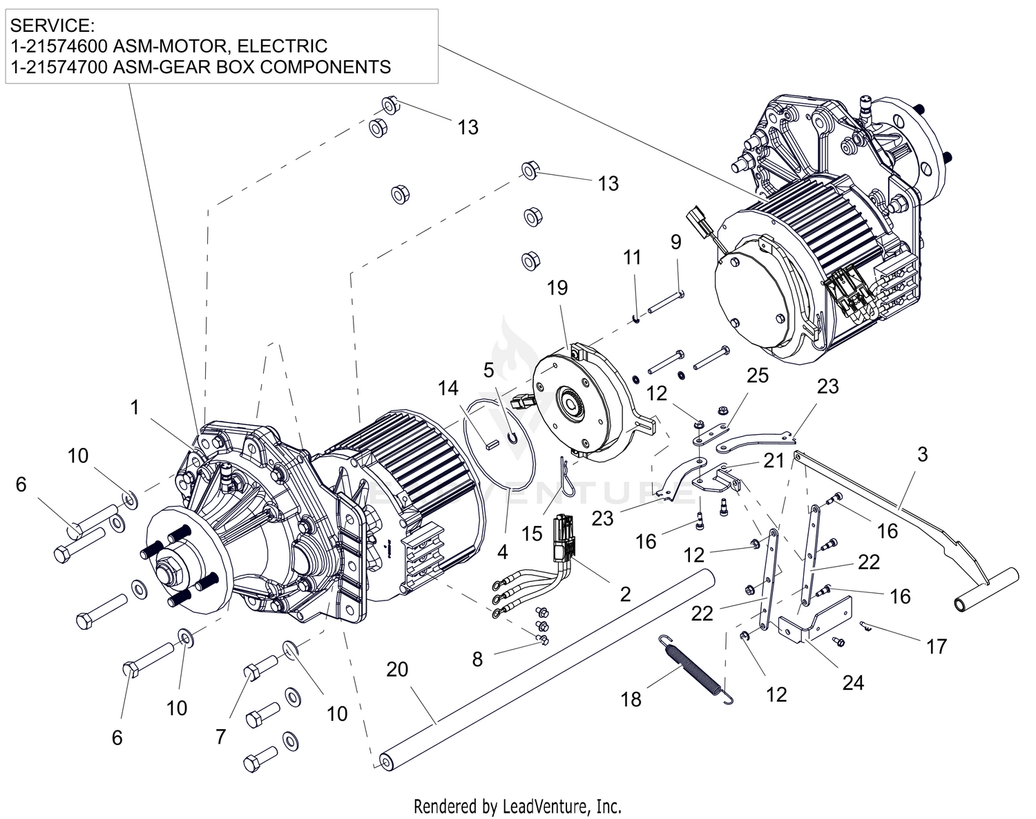 Wheel Motors and Brake Release