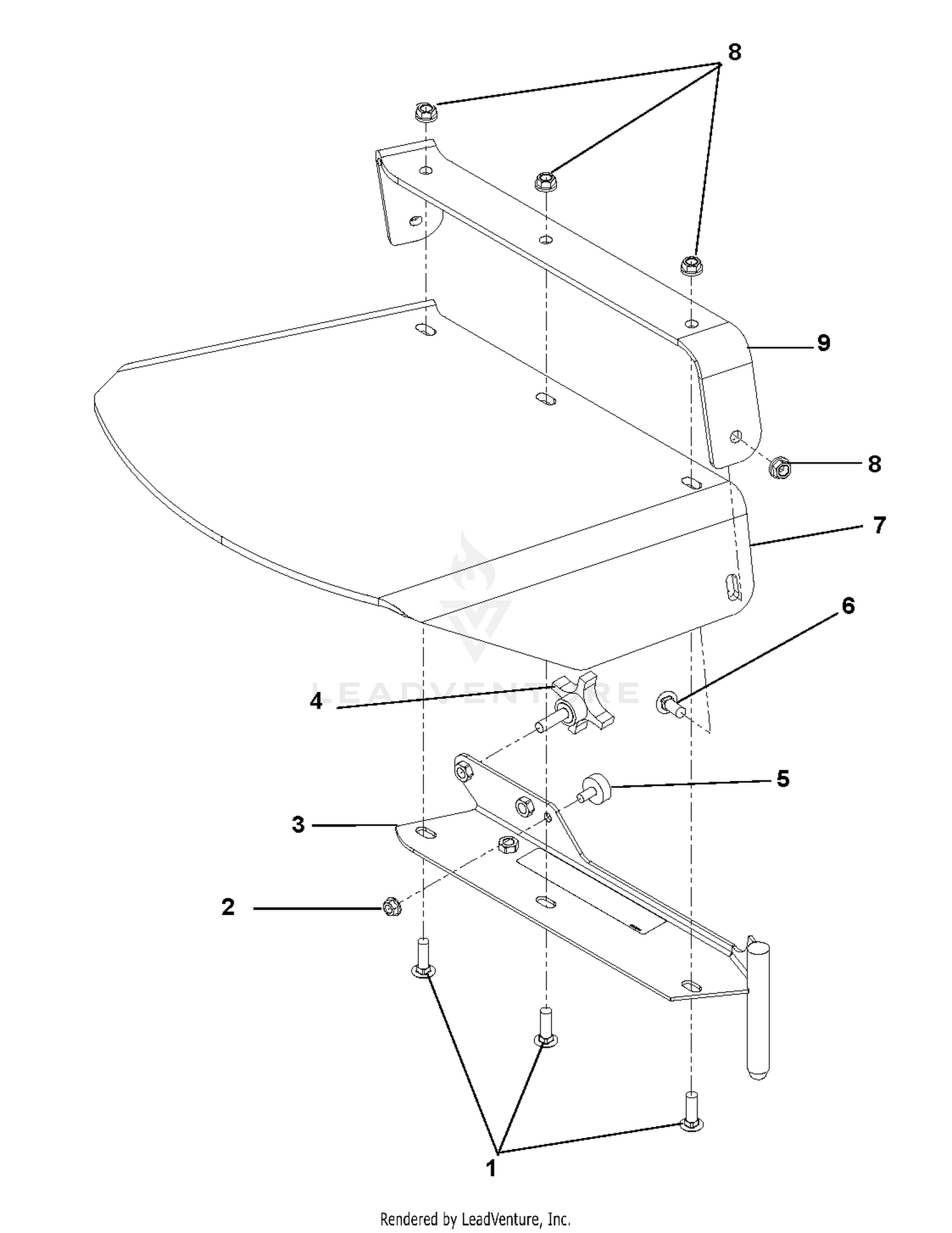 Rubber Discharge Shield Assembly