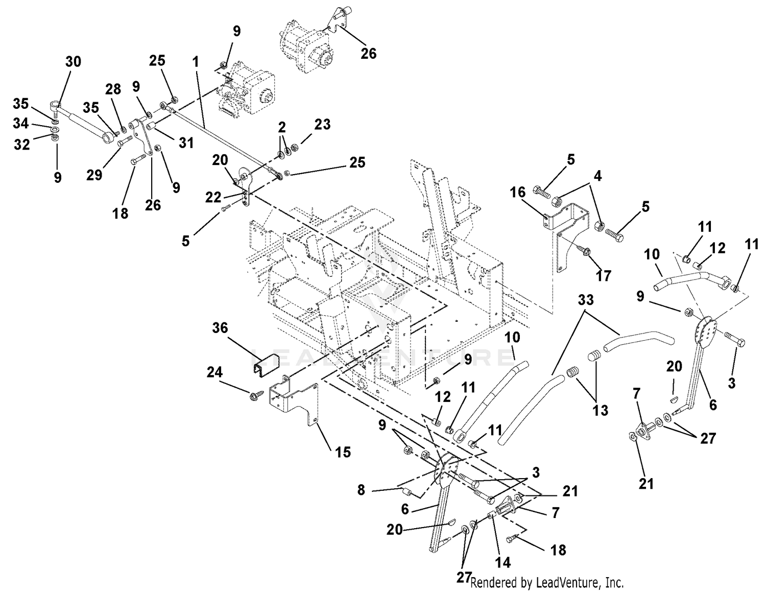 Steering Levers And Linkages