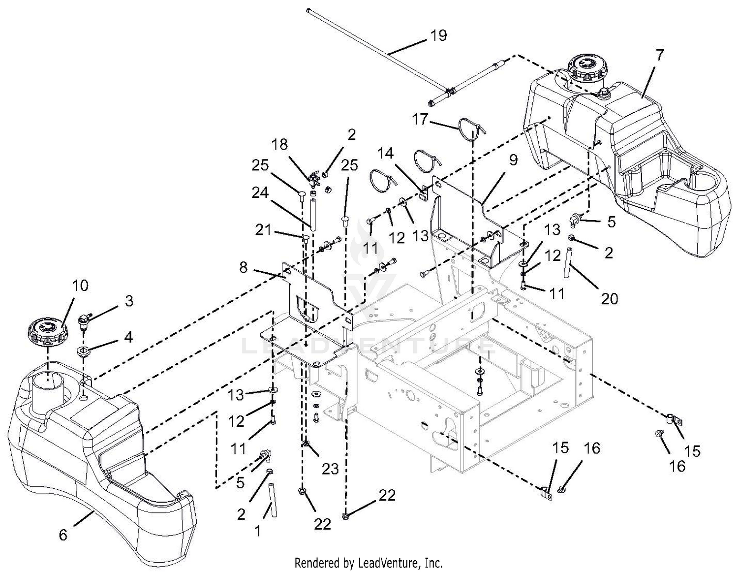 Fuel System - SN 040000 And Up