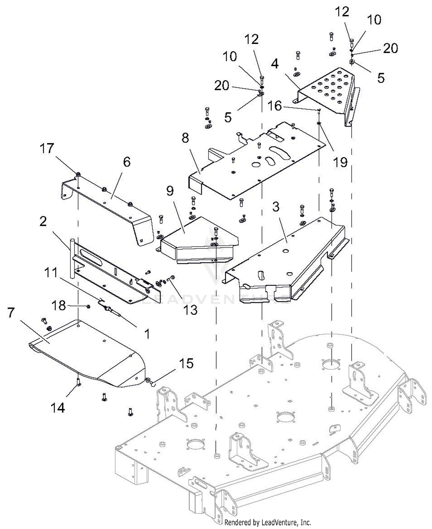 Chute And Belt Covers - 52"