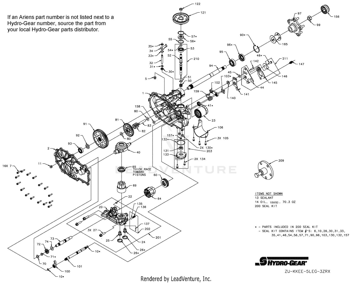 Transaxle - Left Hand