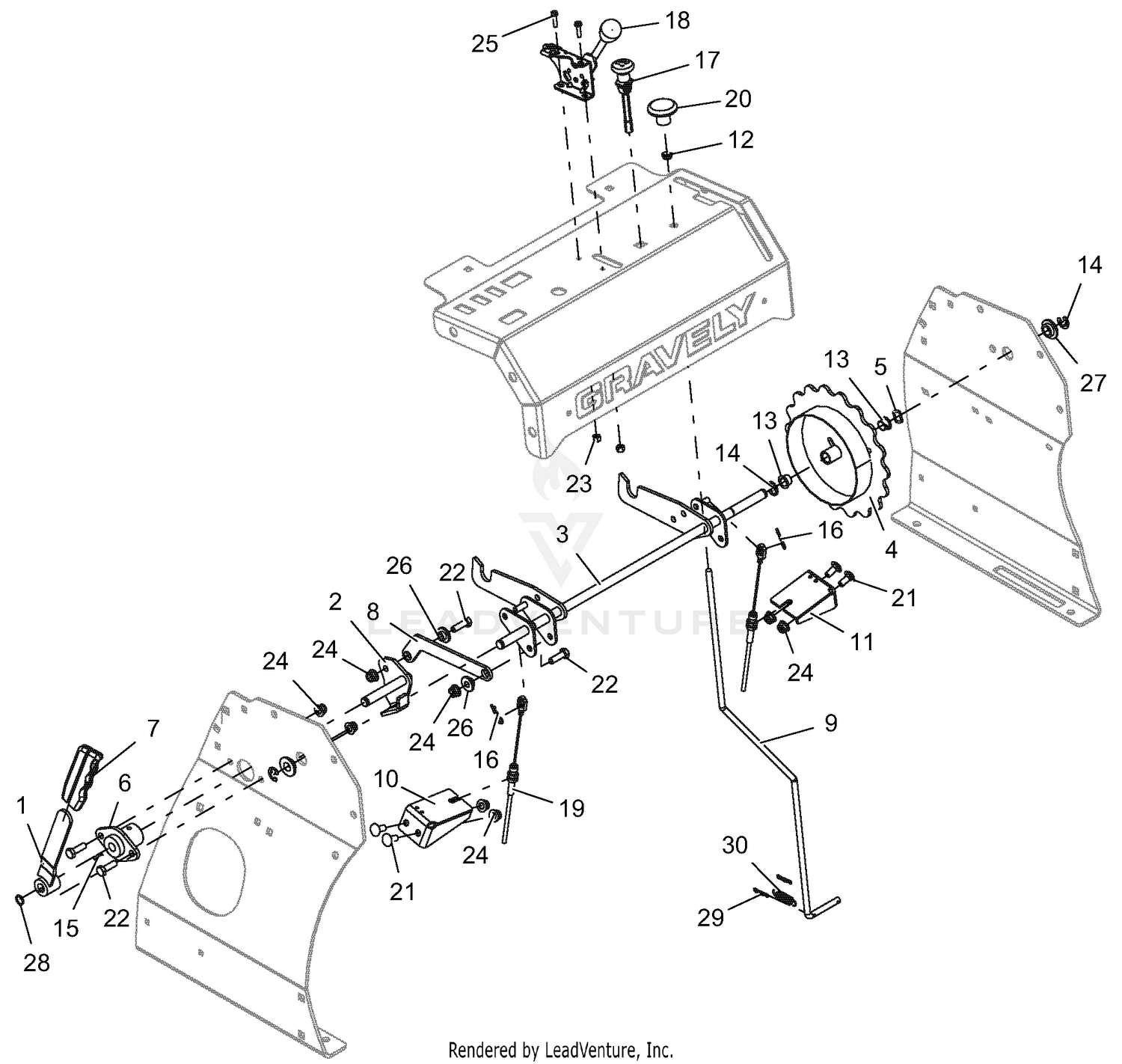 Operator Controls - Choke And Parking Brake