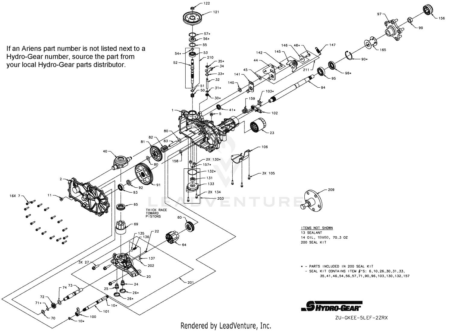 Transaxle - Right Hand