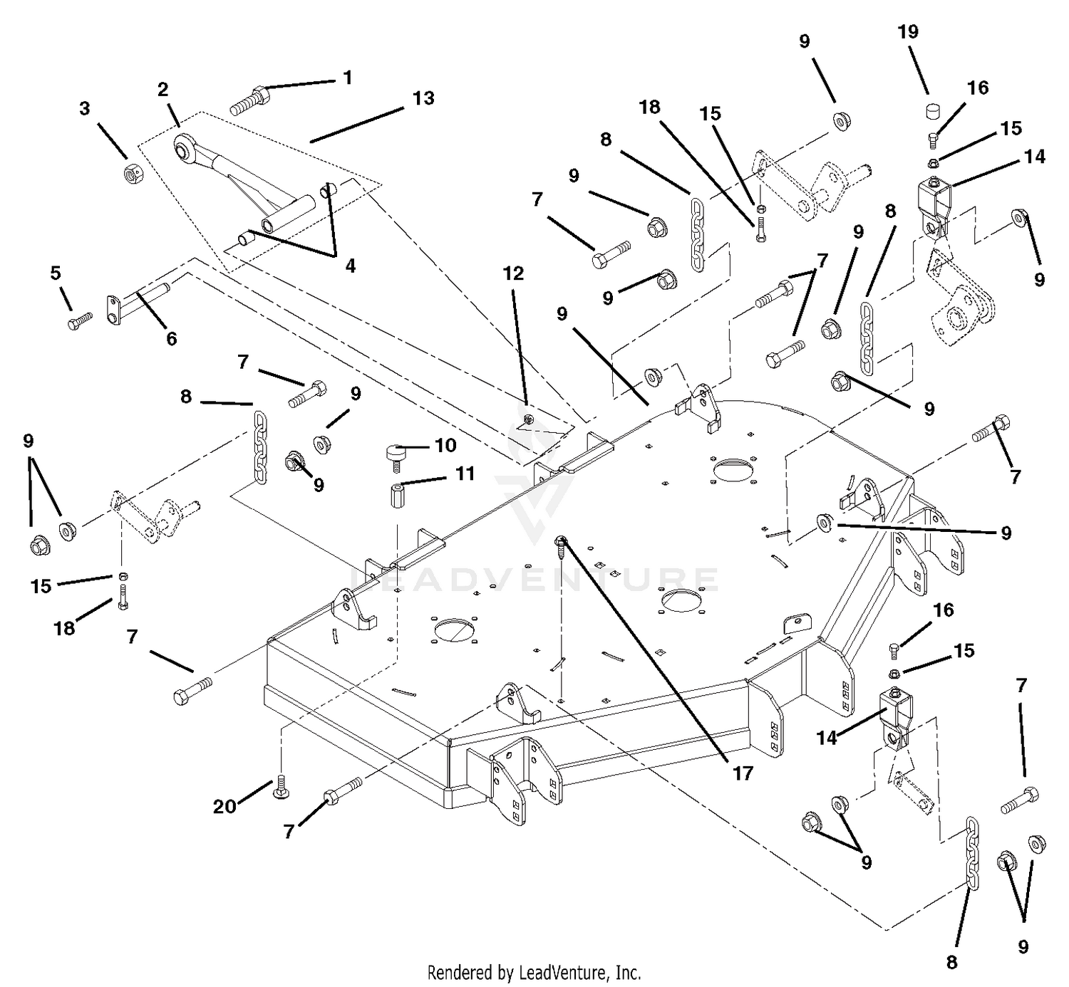 Mounting Arms, Links And Chains