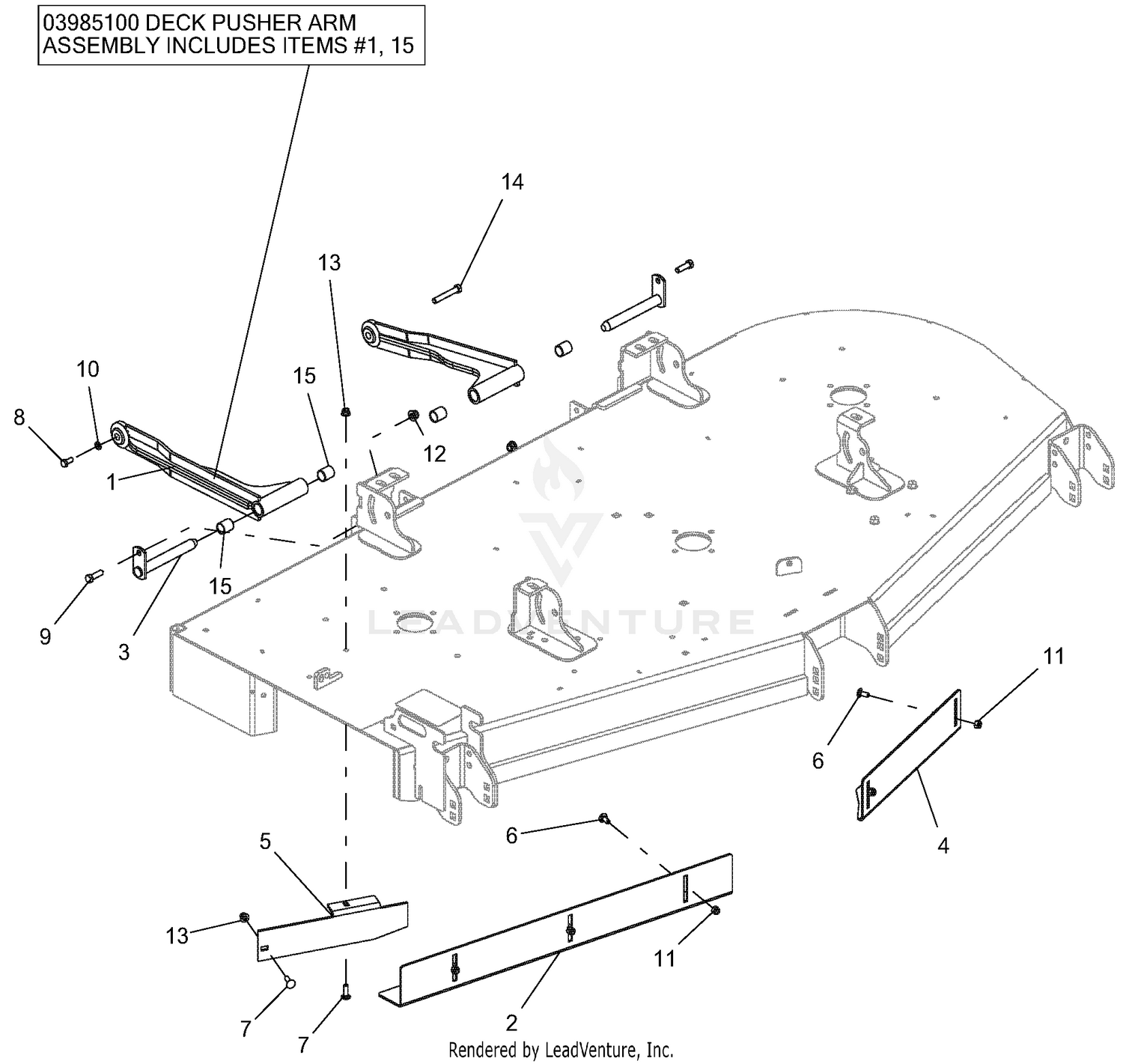 Deck Mount - 72 Inch