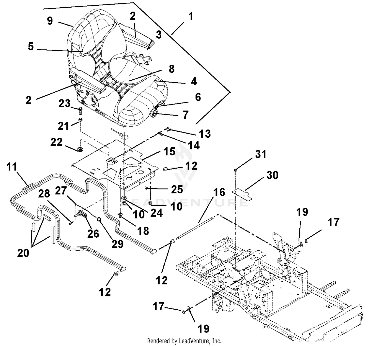 Seat And Hood Frame