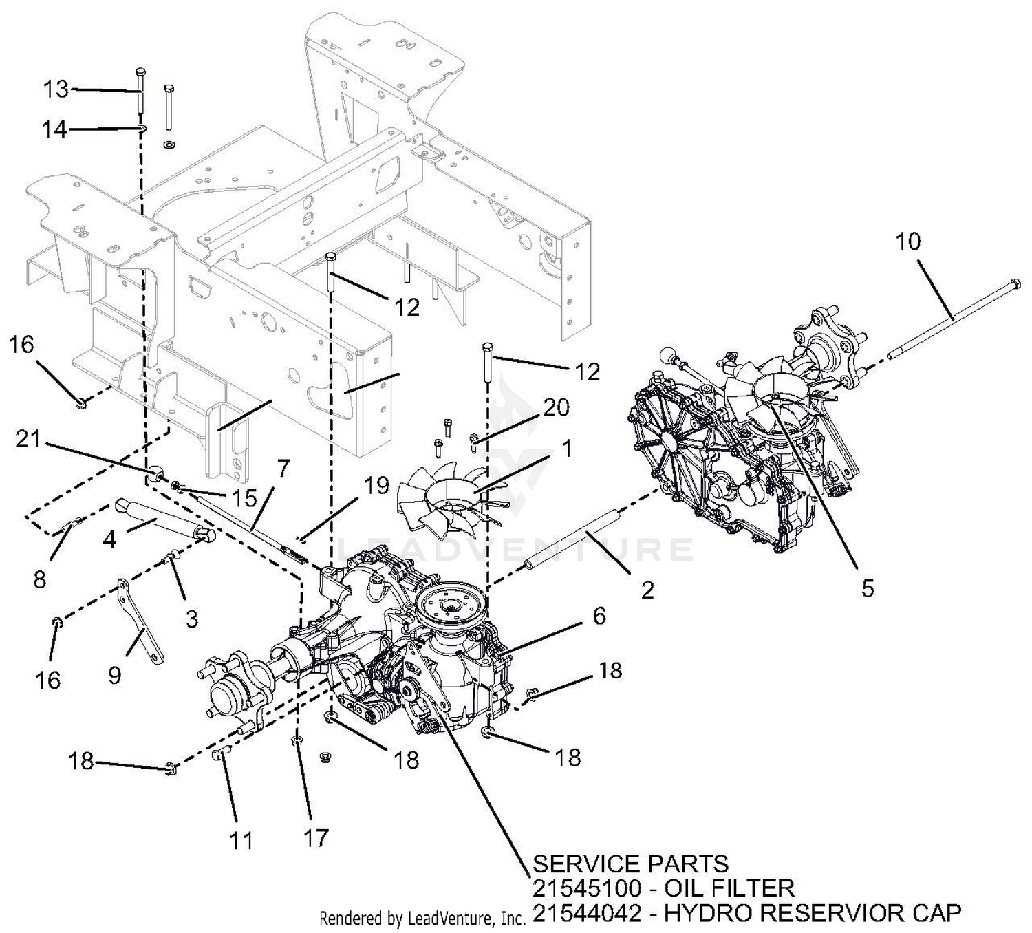 Transaxle - SN 030000 - 039999