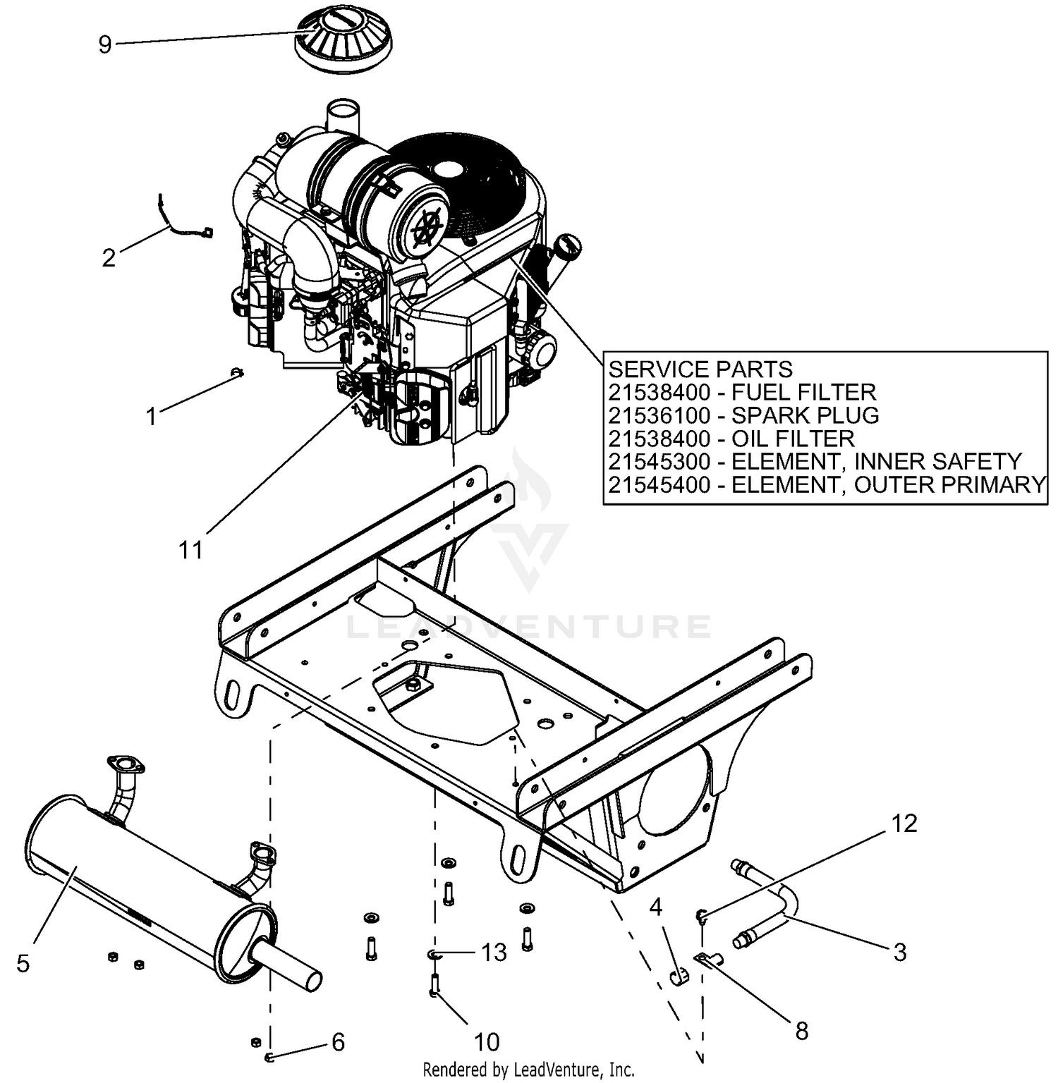 Engine - Kawasaki 751