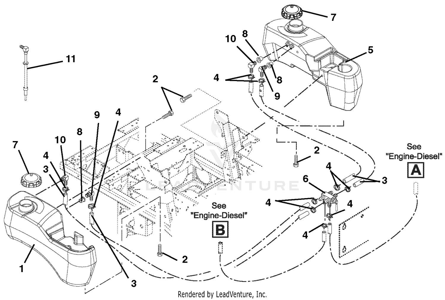 Fuel Tanks And Hoses