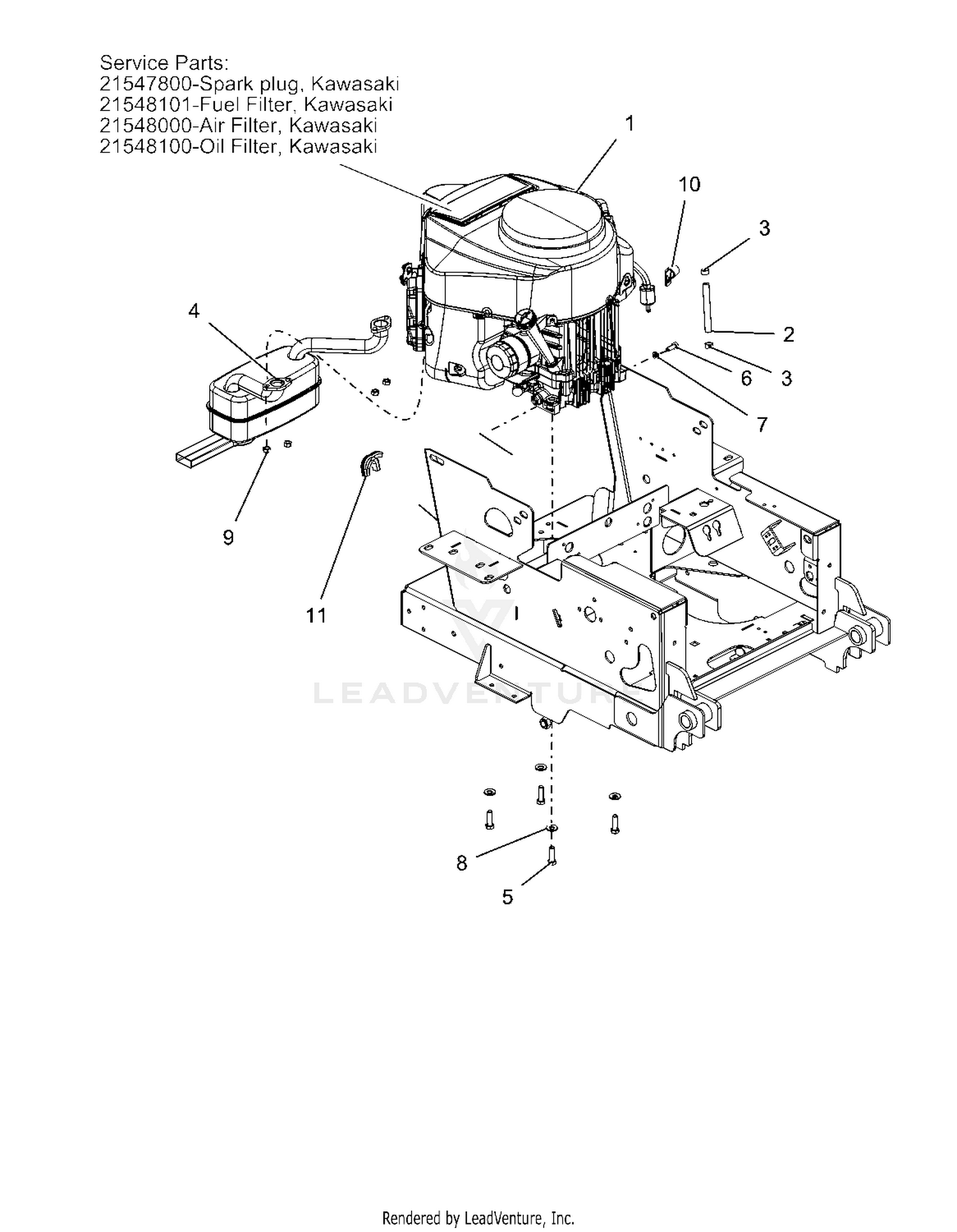 Engine - Kawasaki FR