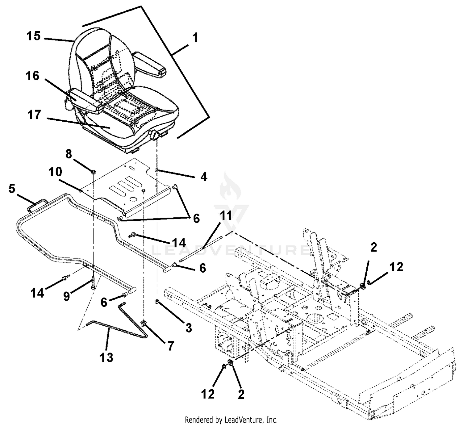 Seat And Hood Frame