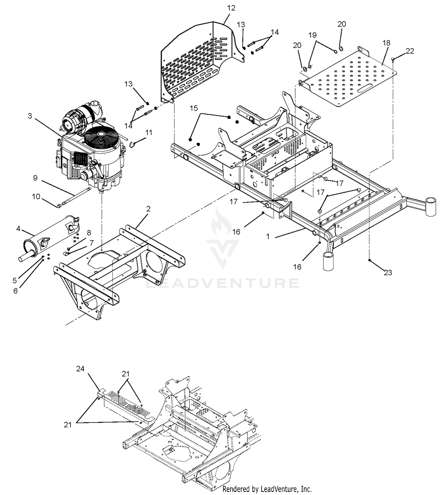 Frame, Engine and Subframe