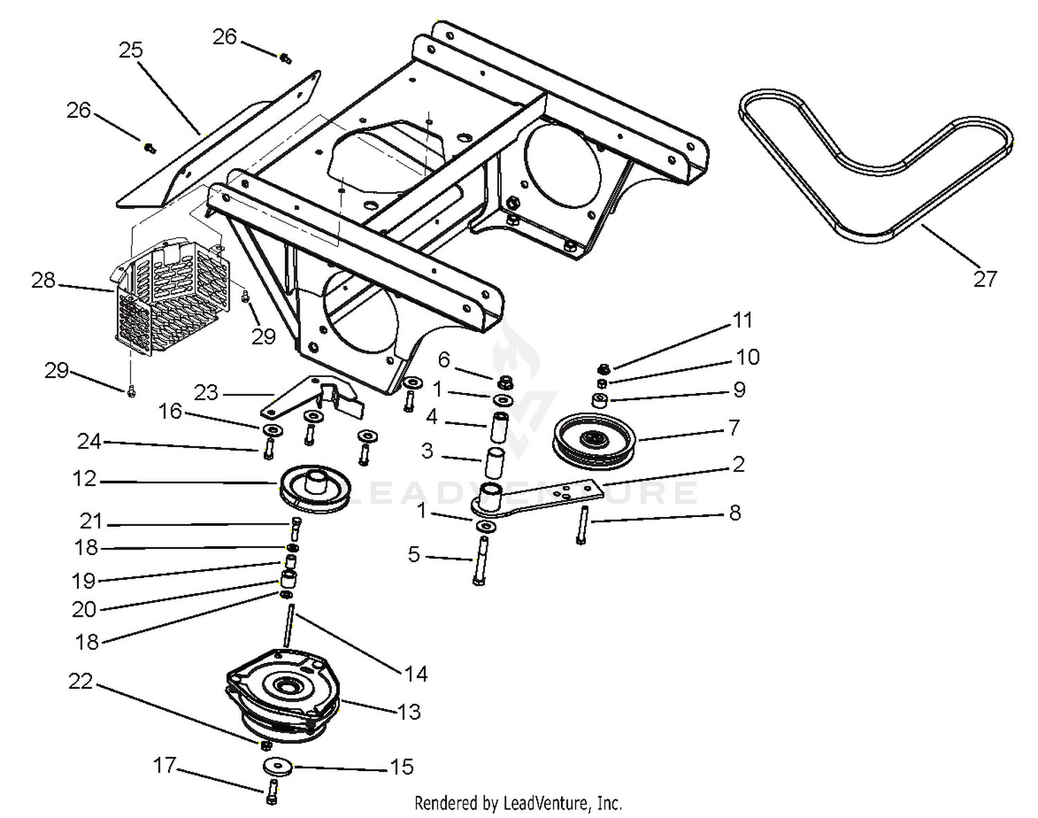 Clutch And Exhaust Deflector