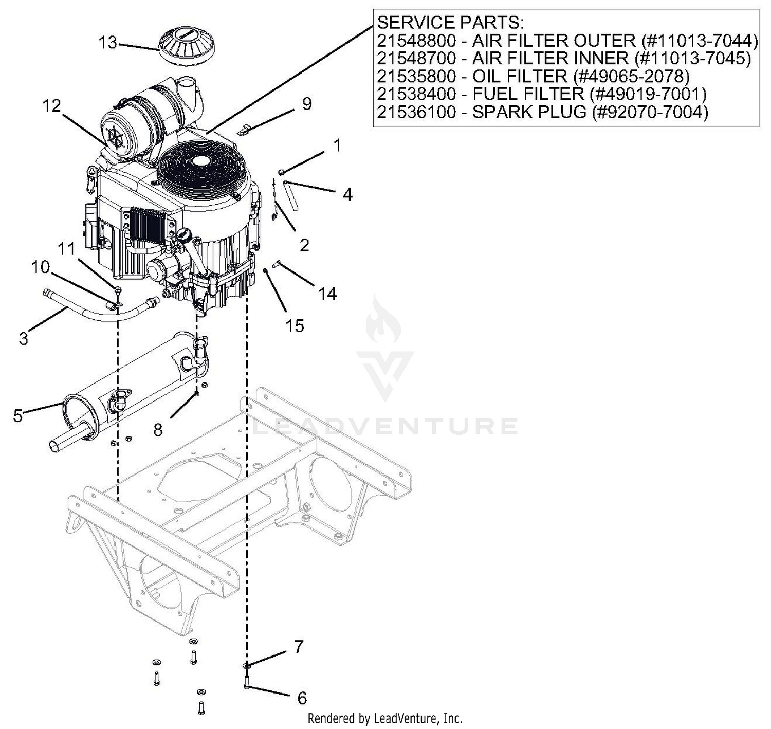 Engine - Kawasaki FX850