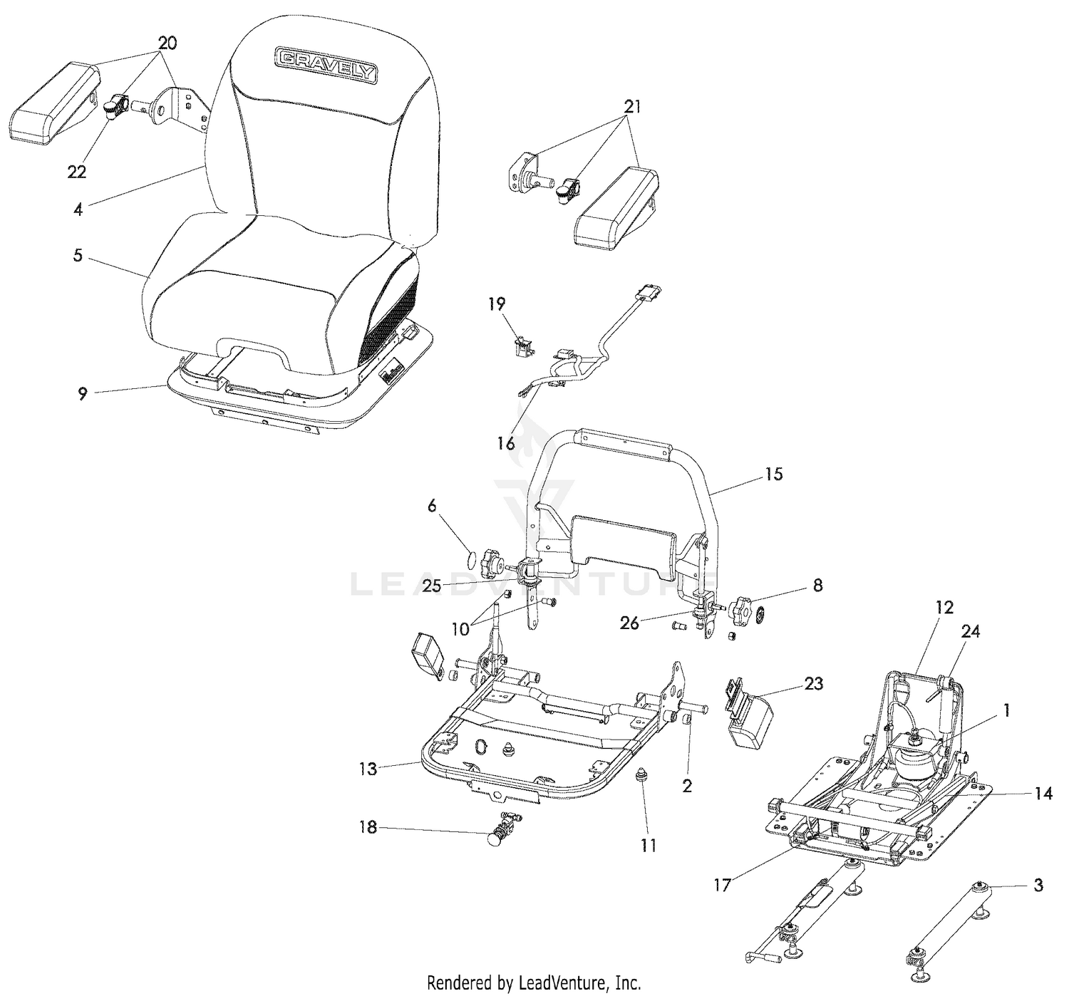 Seat - Service Parts