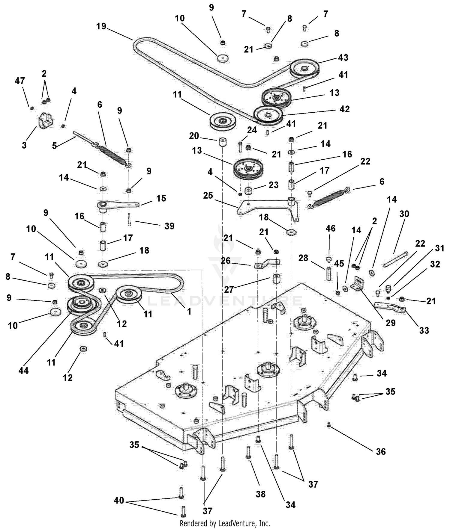 Belts, Pulleys And Idlers
