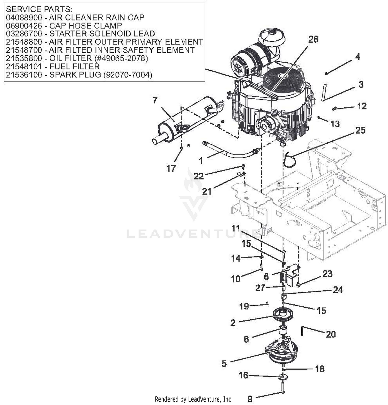 Engine - Kawasaki FX691