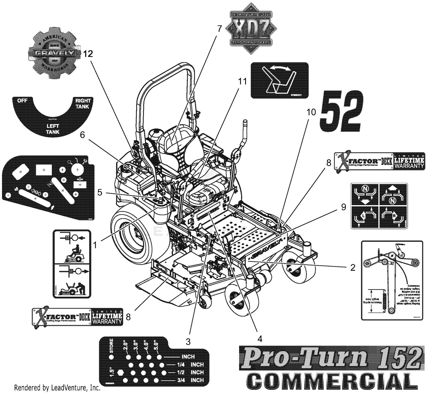 Decals - Style, Pro-Turn 152