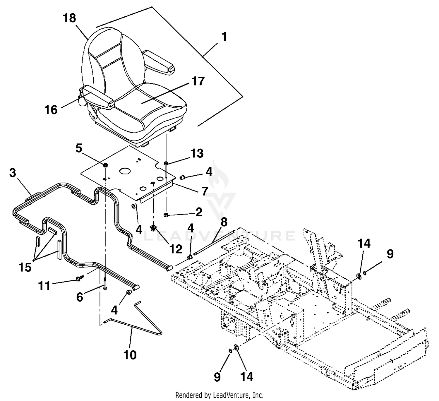 Seat And Hood Frame