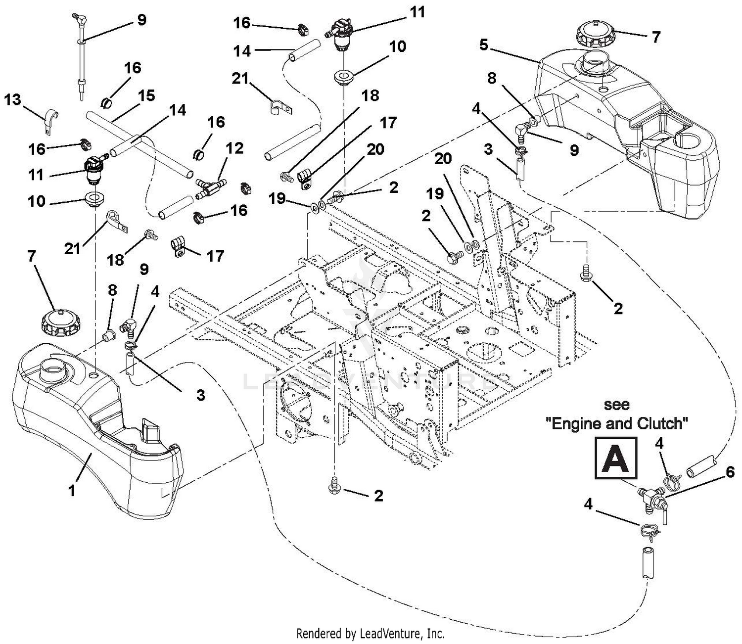 Fuel Tanks And Hoses