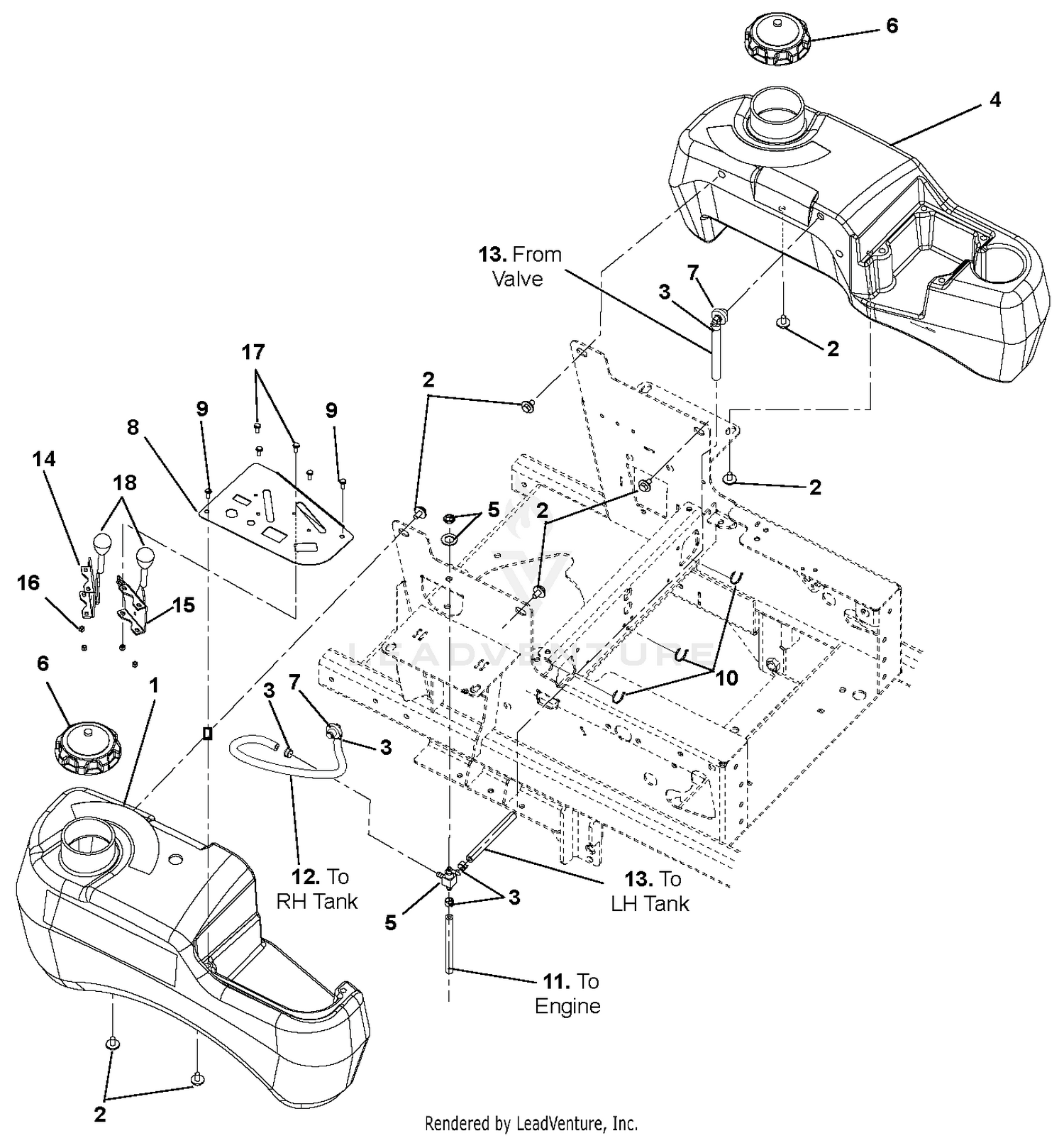 Fuel Tanks and Control Panel - SN000101 - 002499