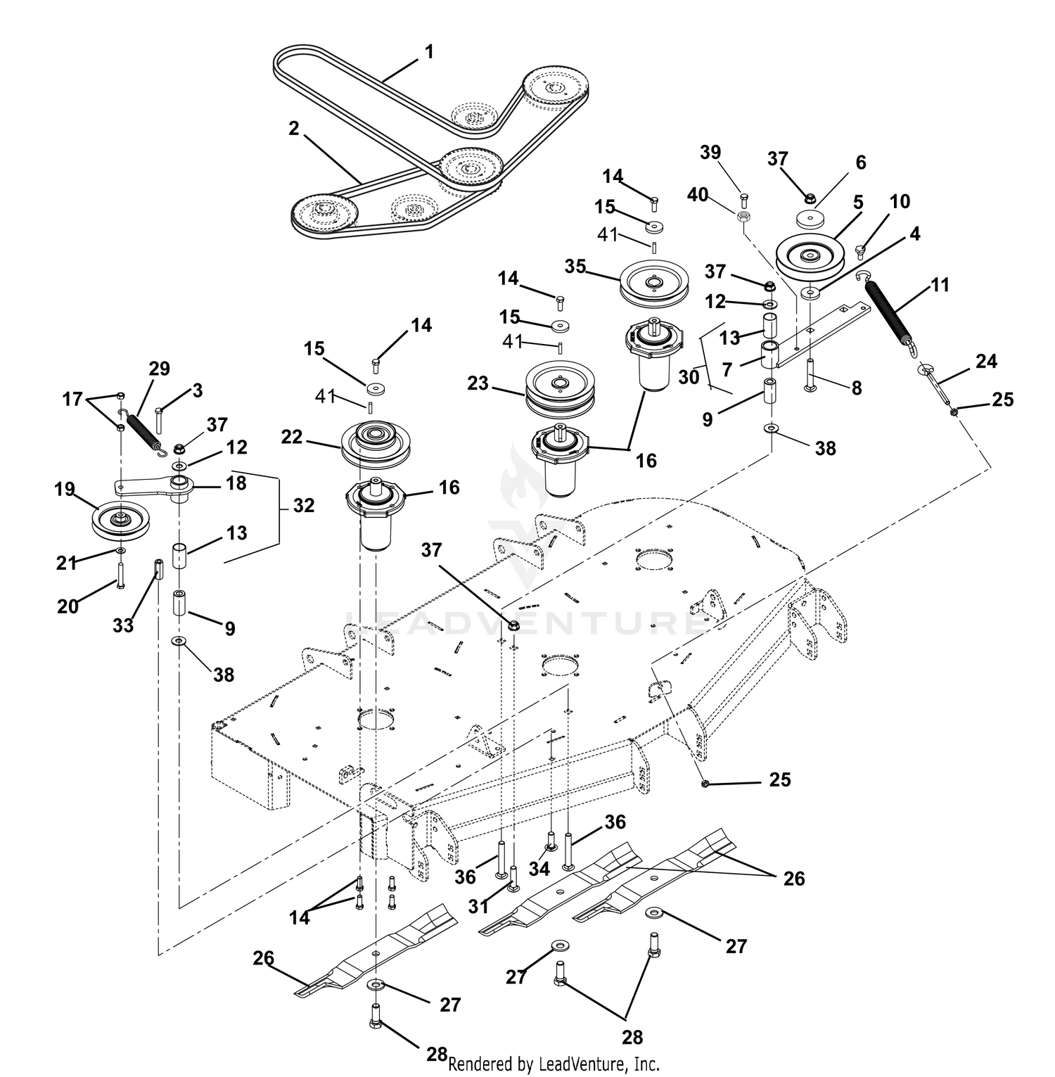 Belts, Spindles, Idlers And Blades