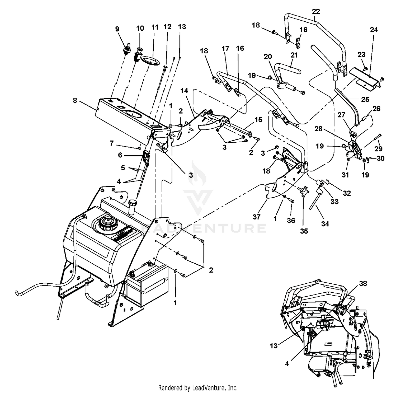 Handlebar/Console Assembly