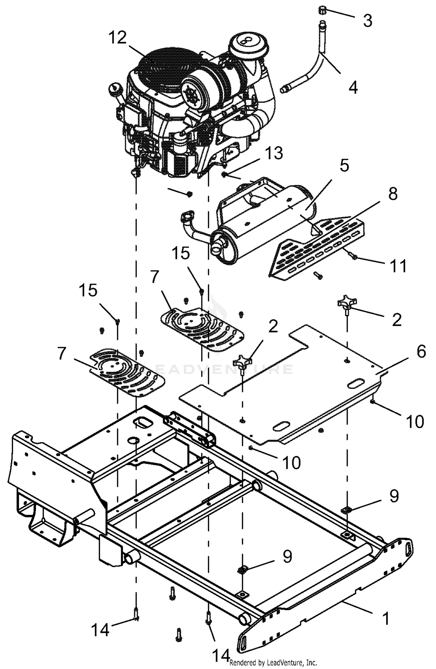 Engine And Frame