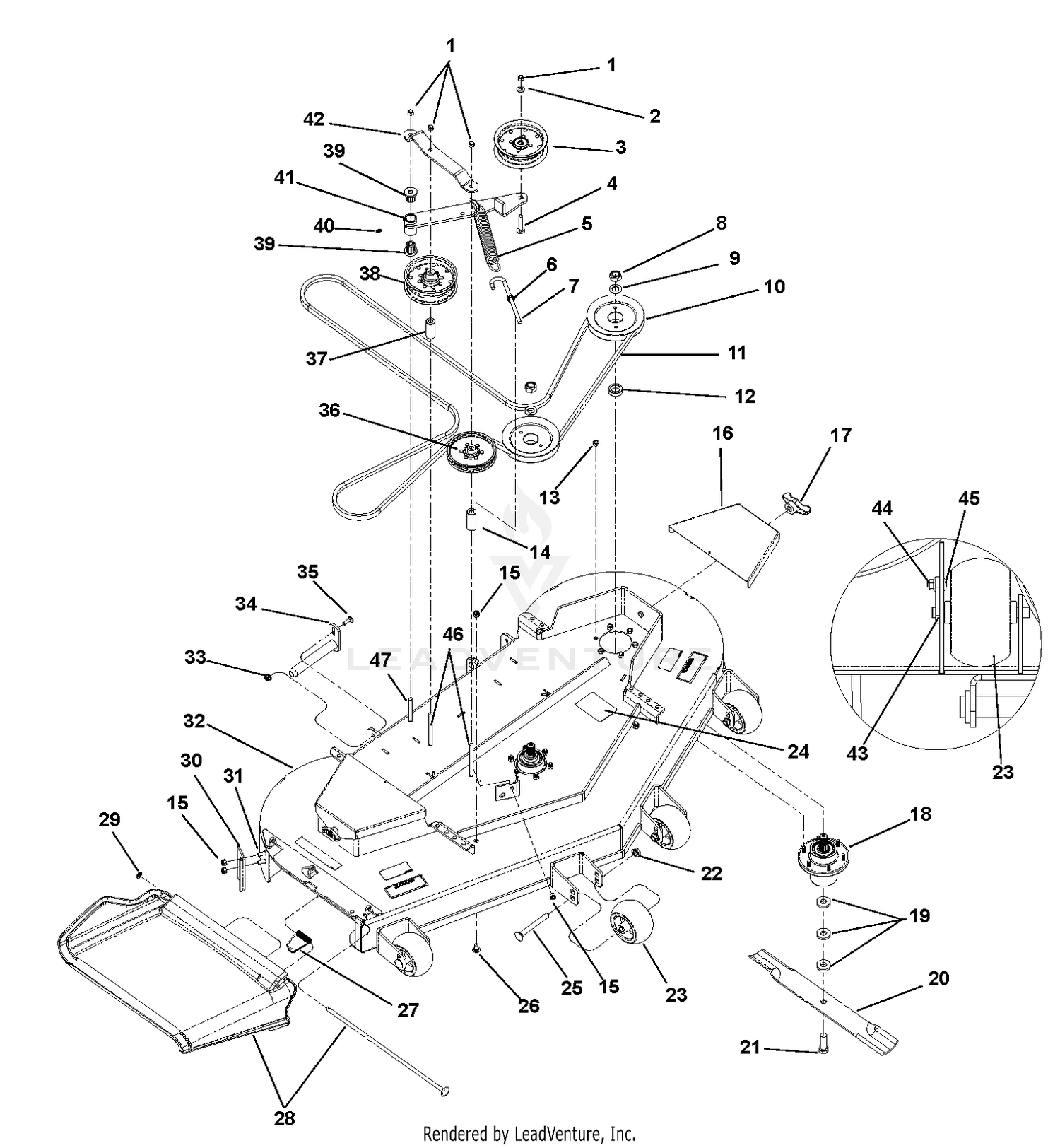 Mower Deck 61