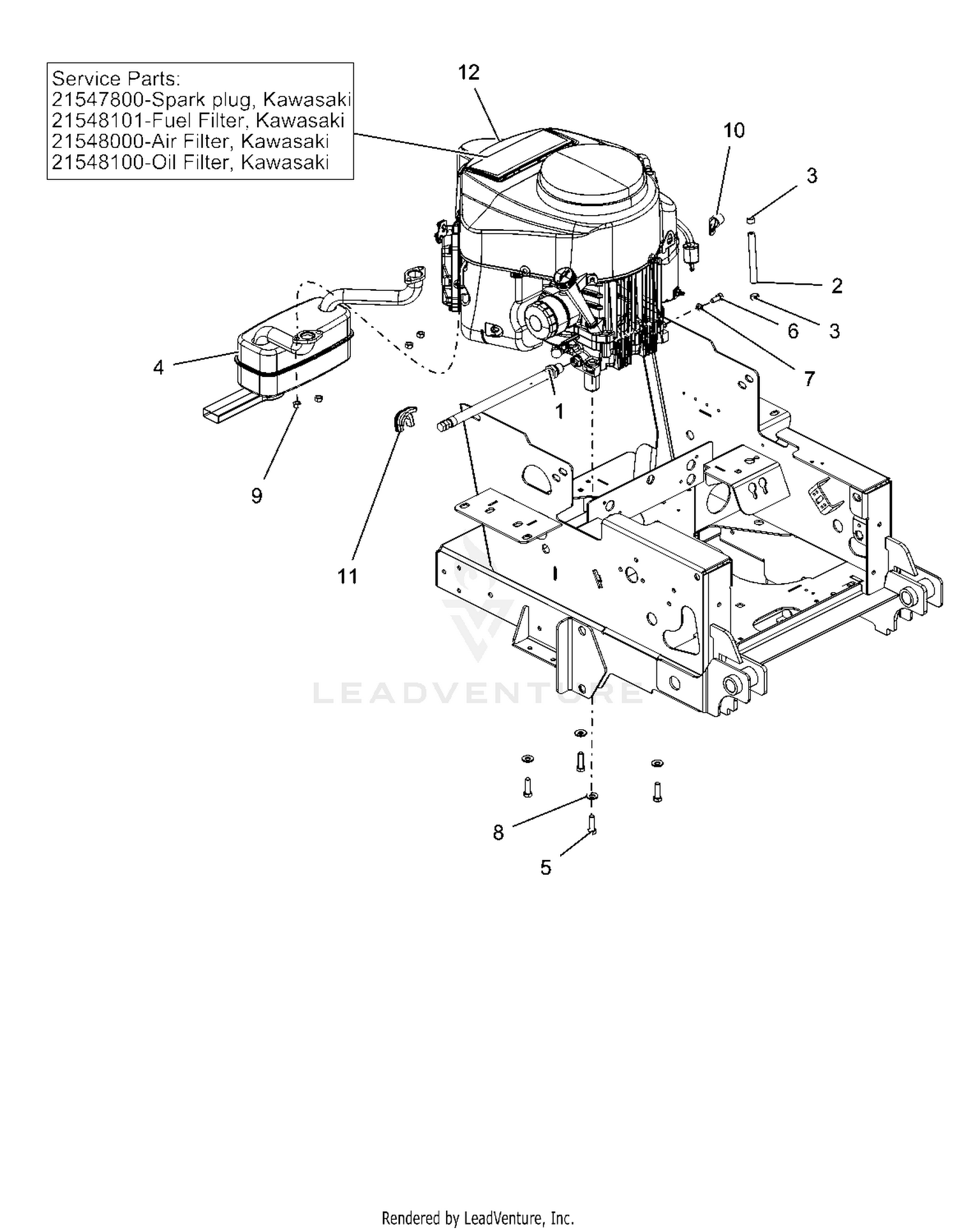 Engine - Kawasaki FR