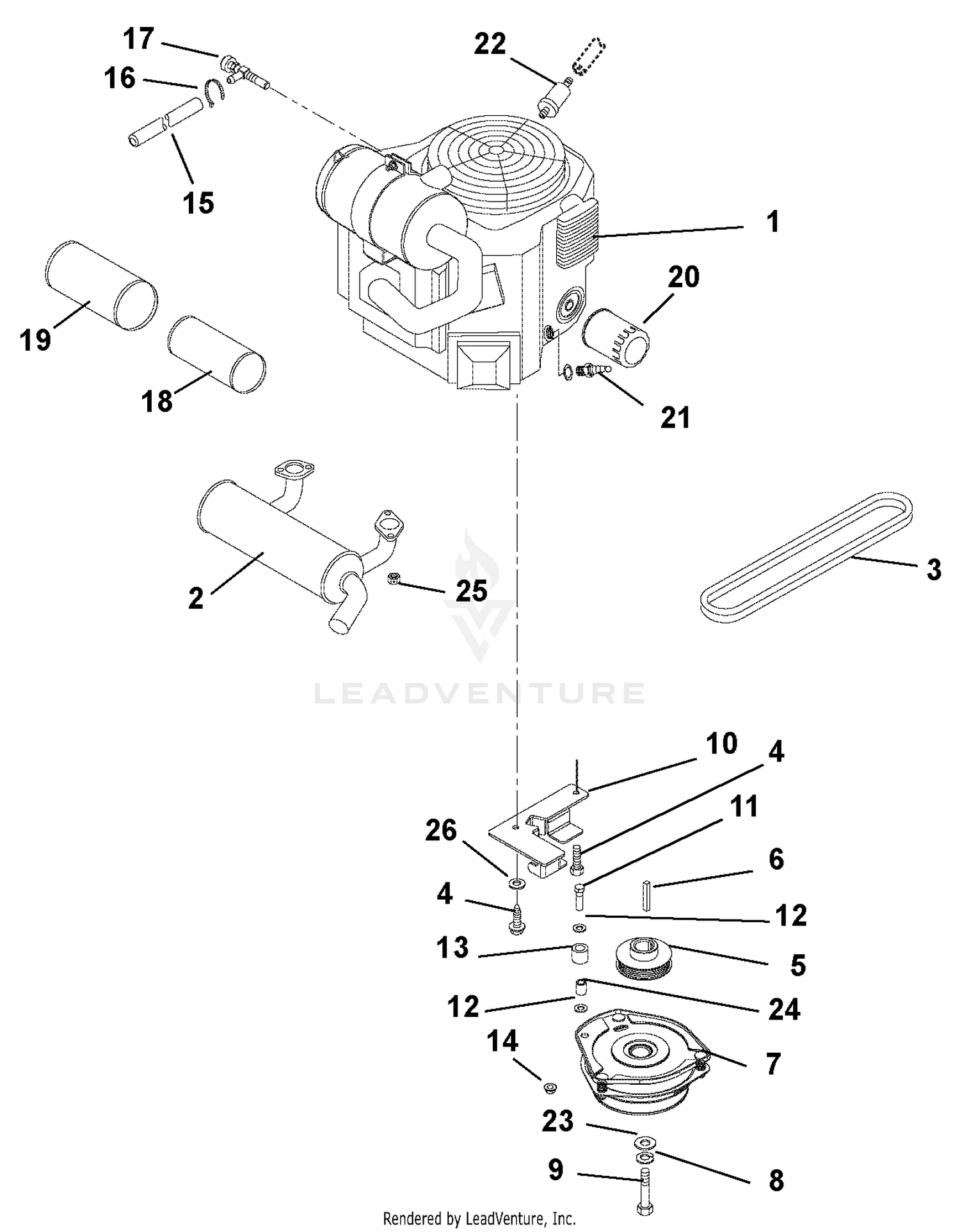 Engine And Clutch