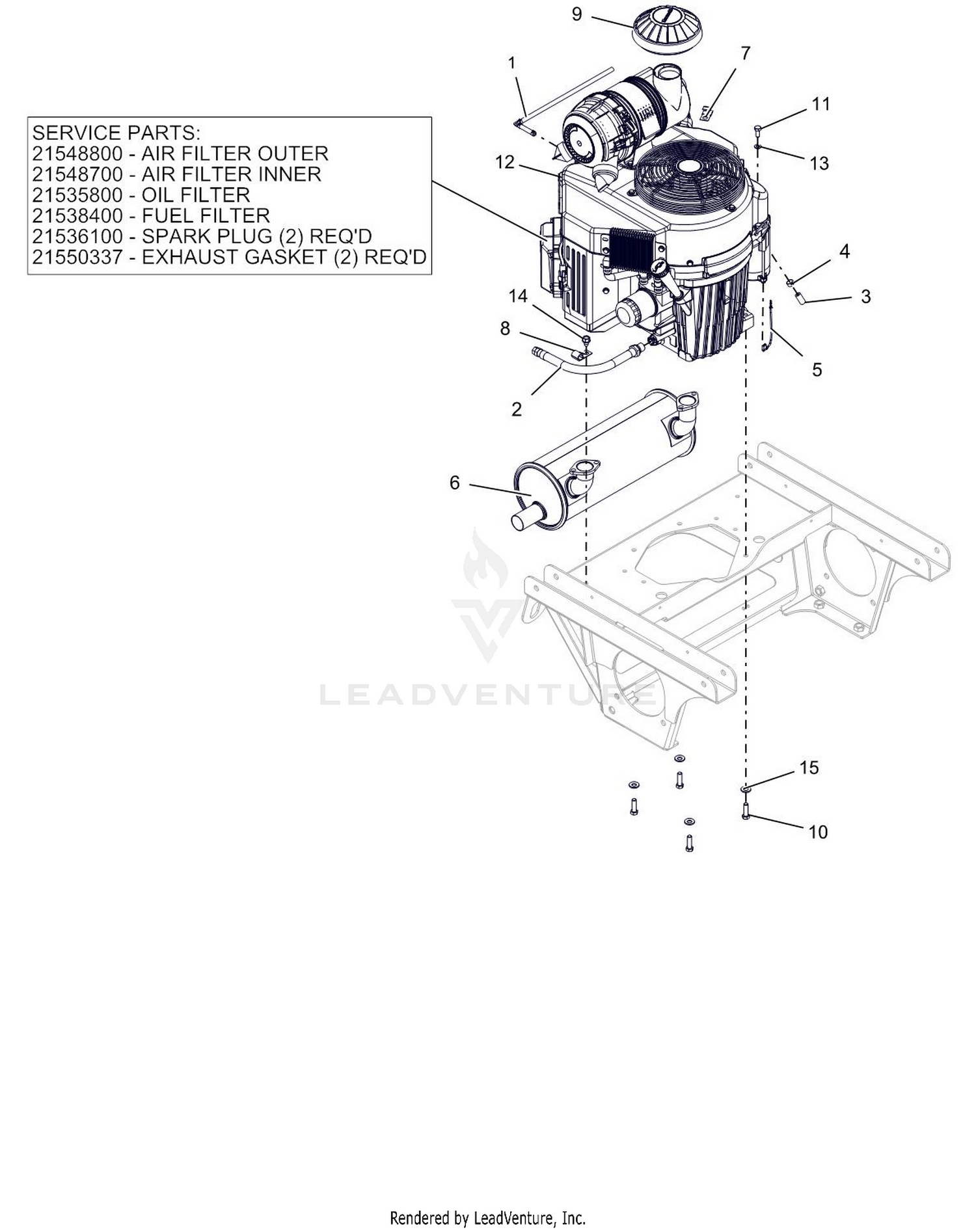 Engine - Kawasaki FX921V