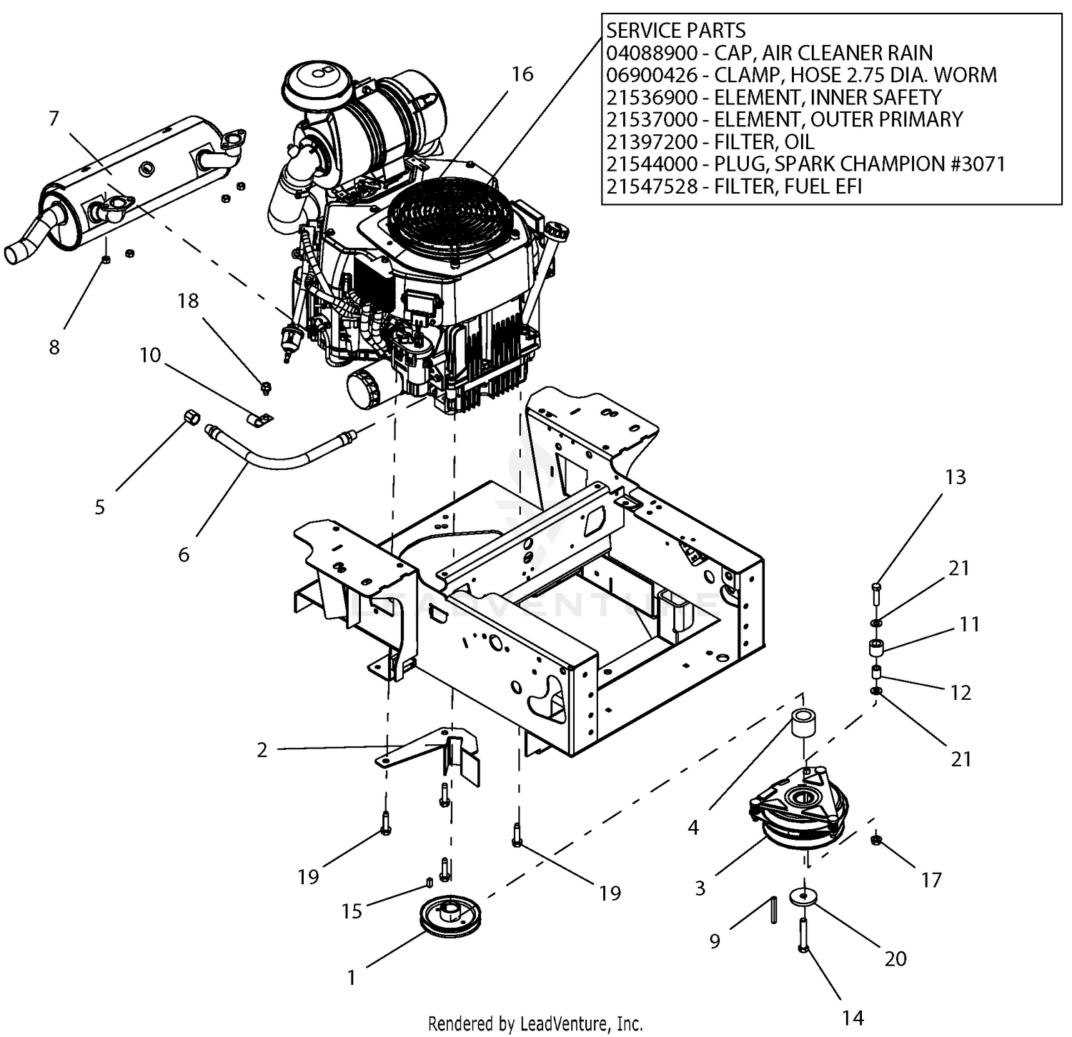 Engine - Kohler ECV740