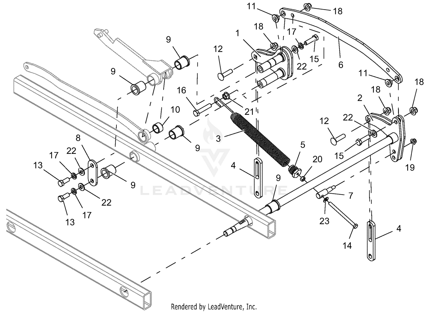 Deck Lift - Left Arm