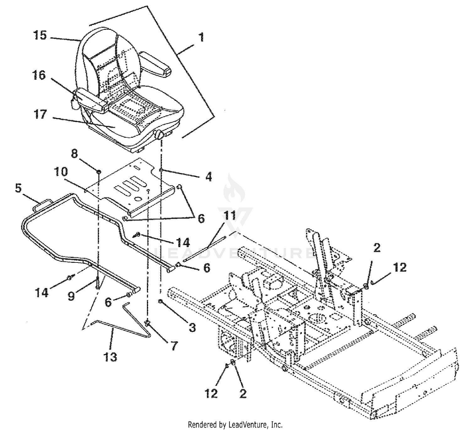 Seat And Hood Frame