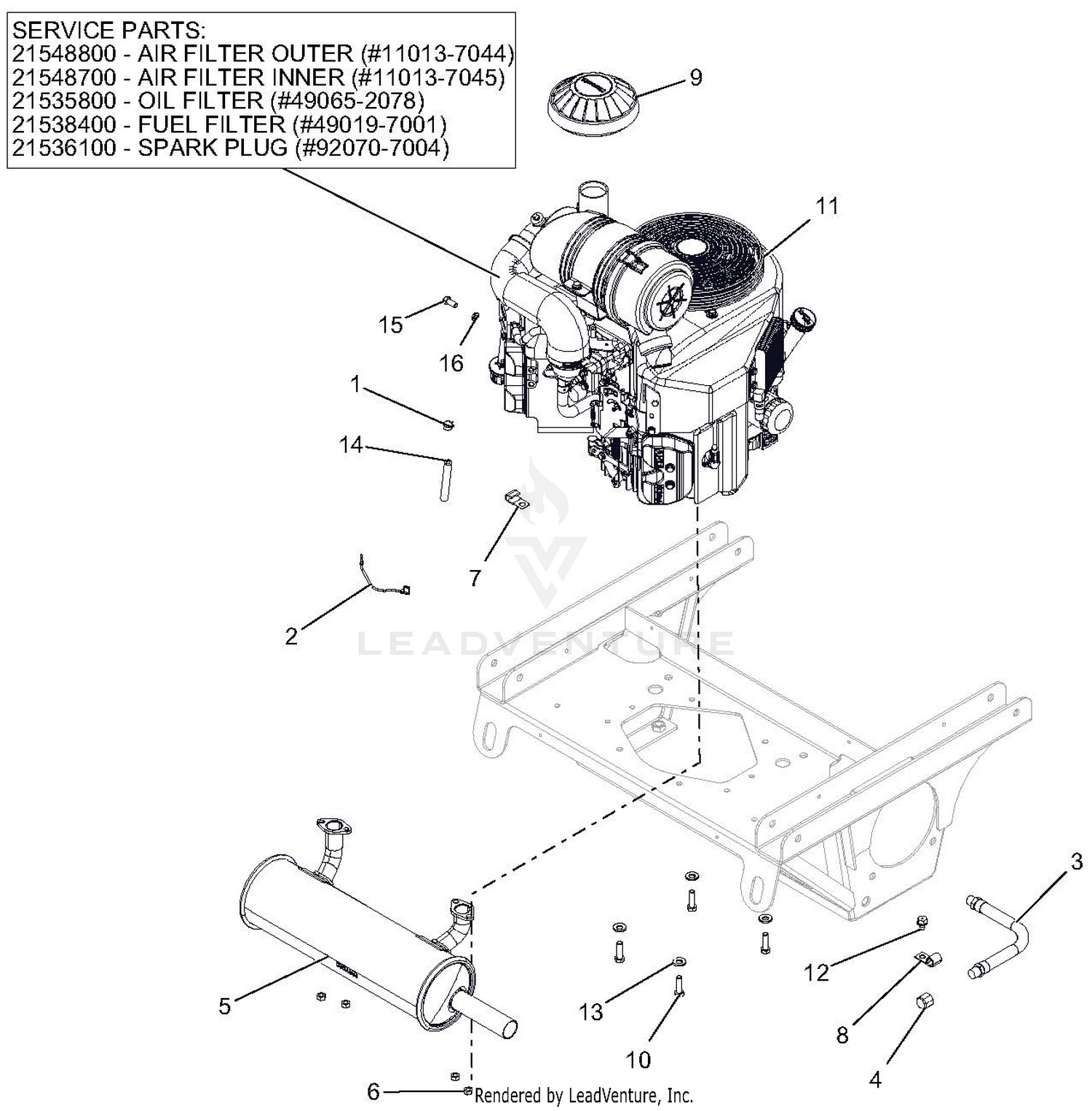 Engine - Kawasaki FX850