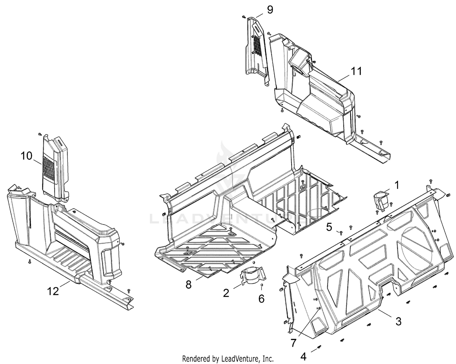 Rear Floor And Fenders