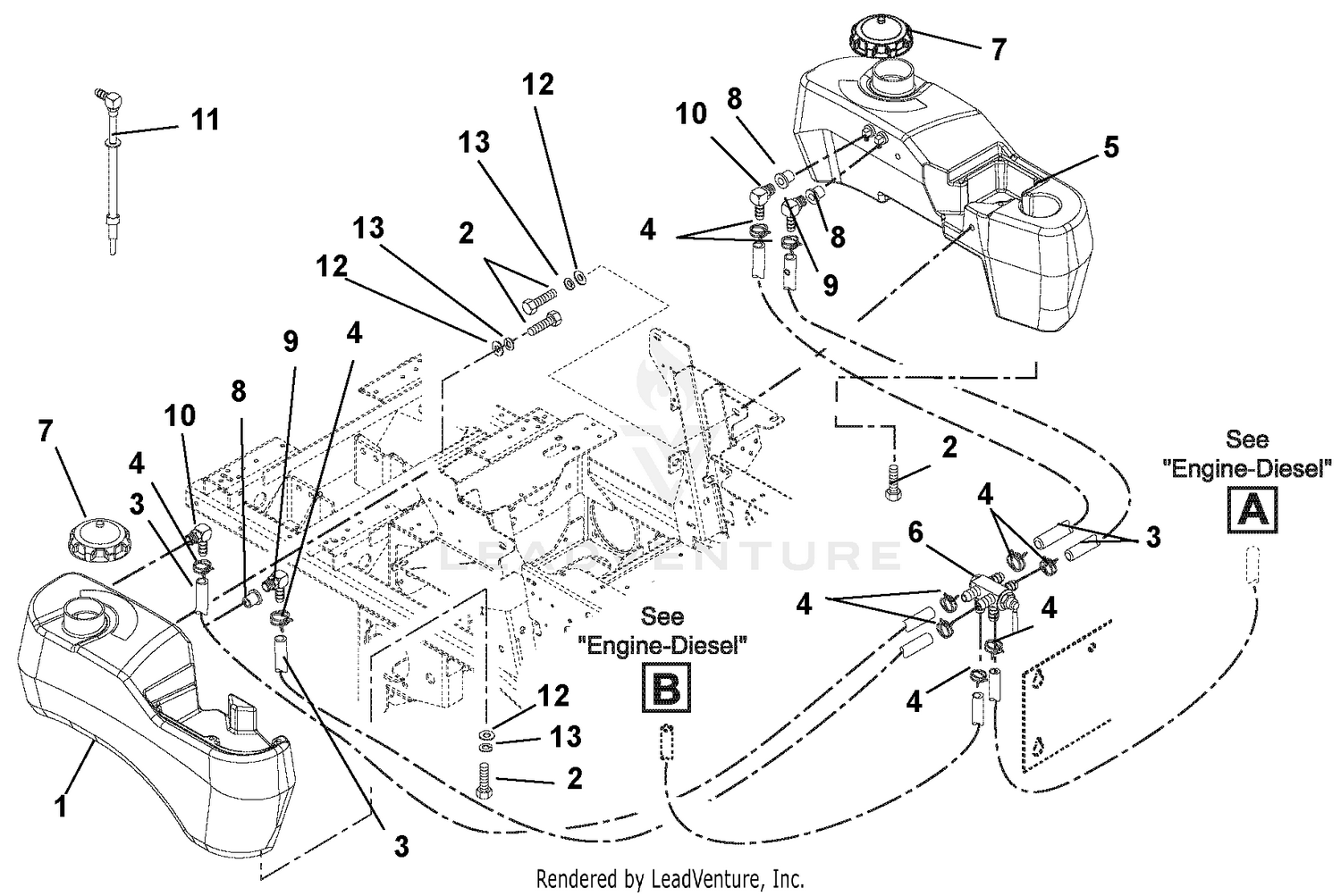 Fuel Tanks And Hoses
