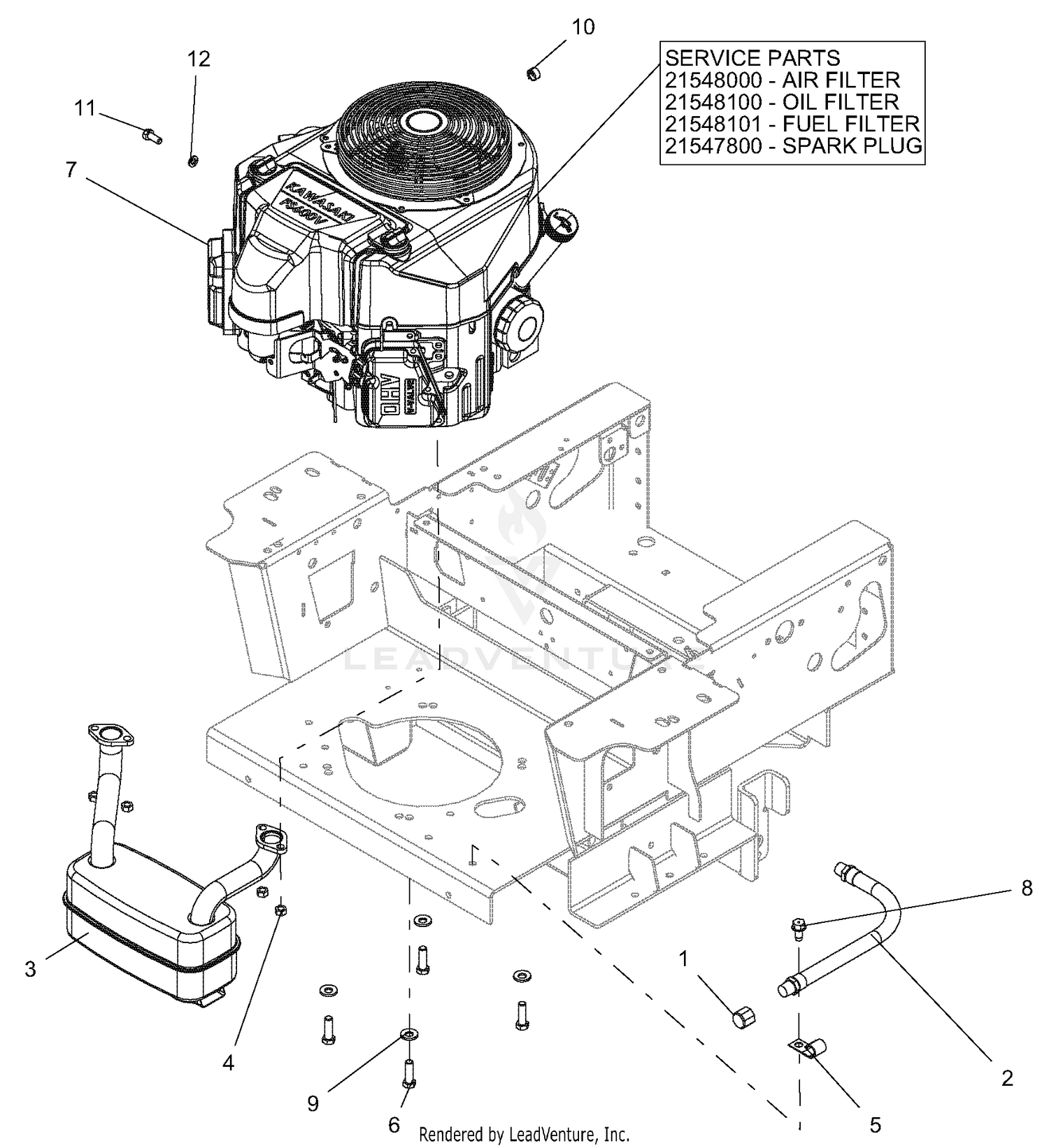 Engine - Kawasaki FS691