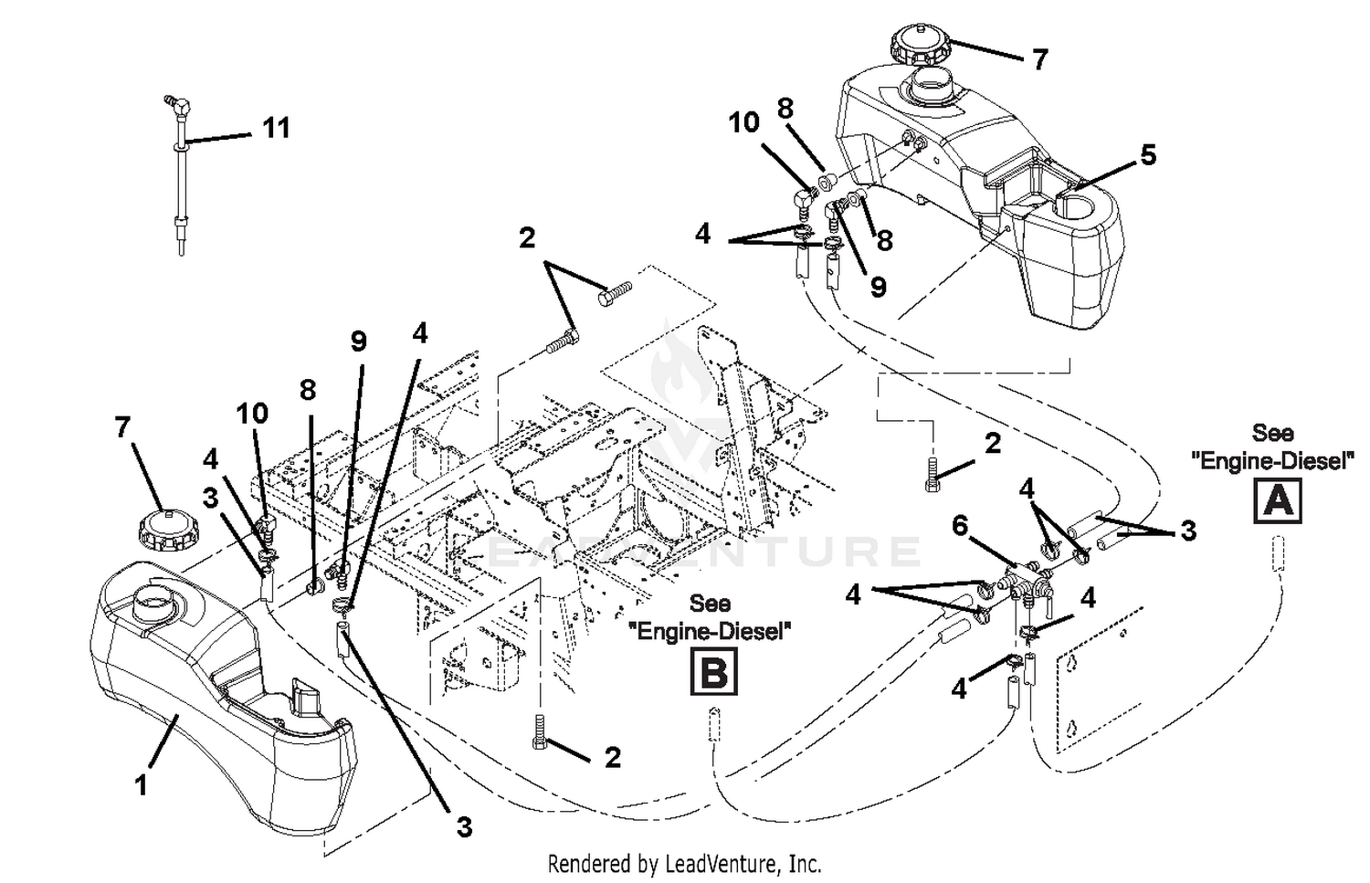 Fuel Tanks And Hoses