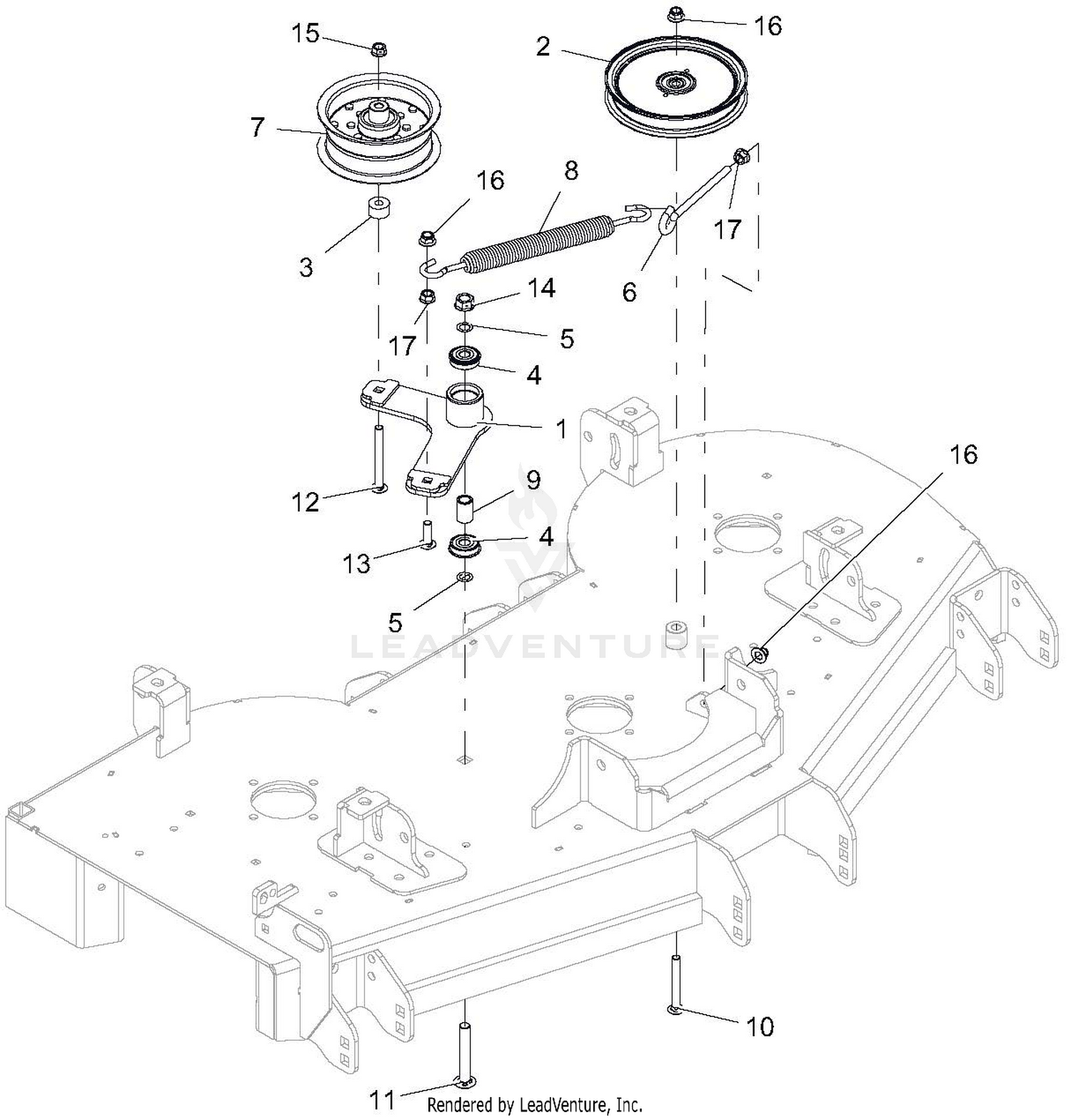 Deck - Idlers And Sheaves