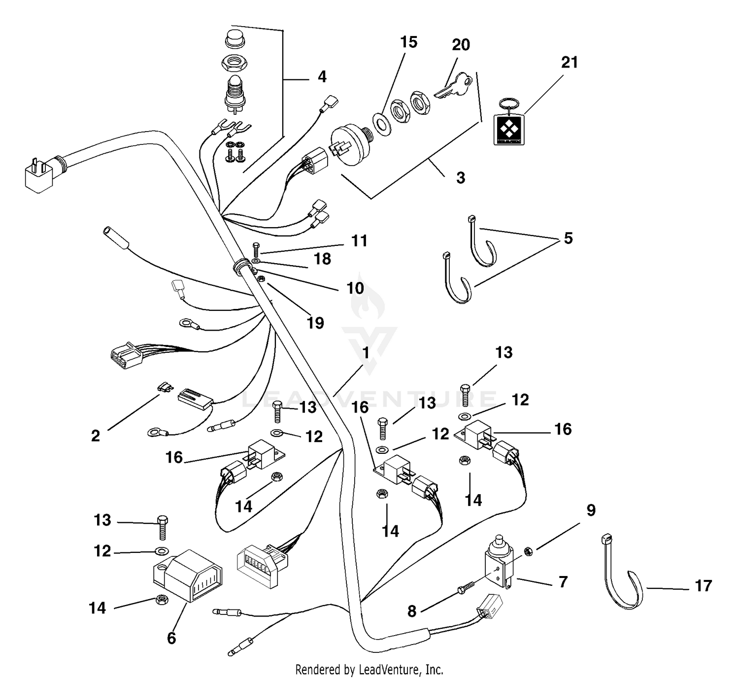Electrical Harness - Gas