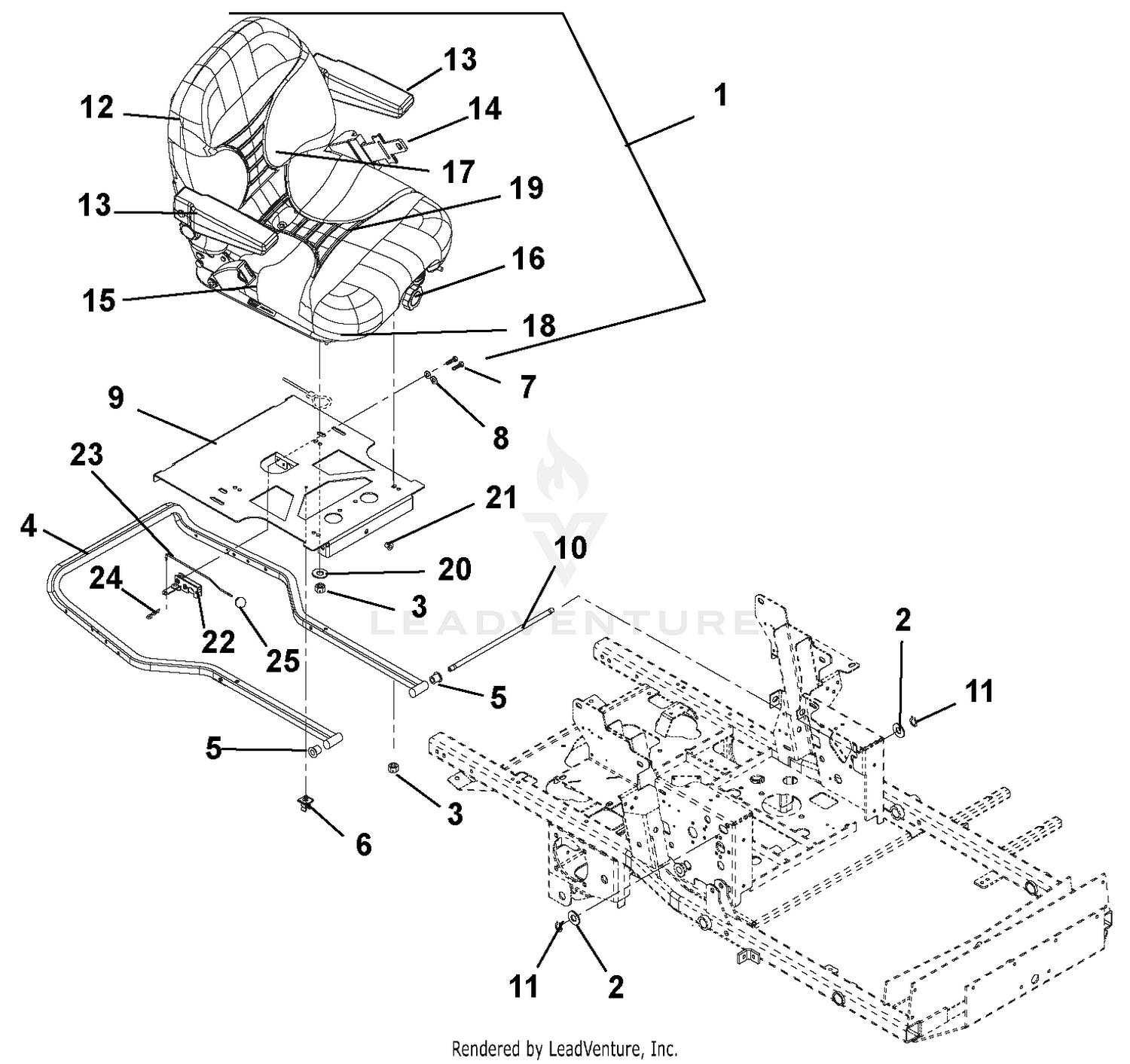 Seat And Hood Frame