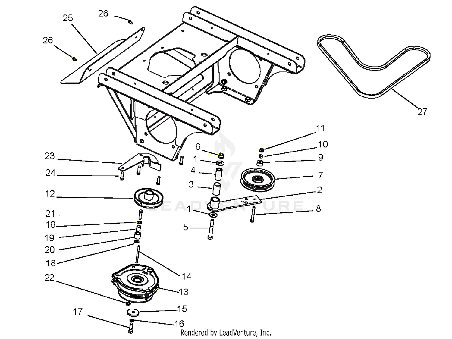 Clutch and Exhaust Deflector