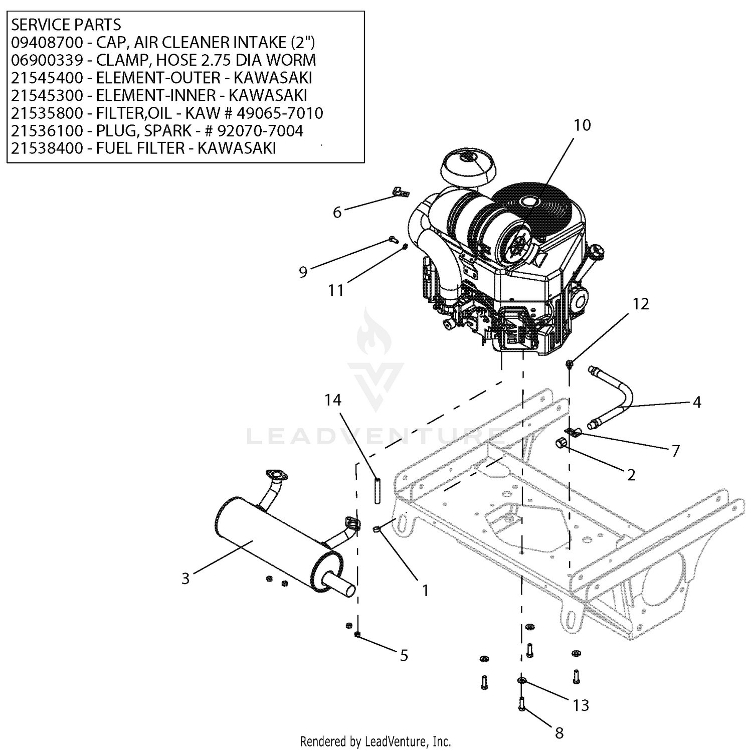 Engine - Kawasaki FX731